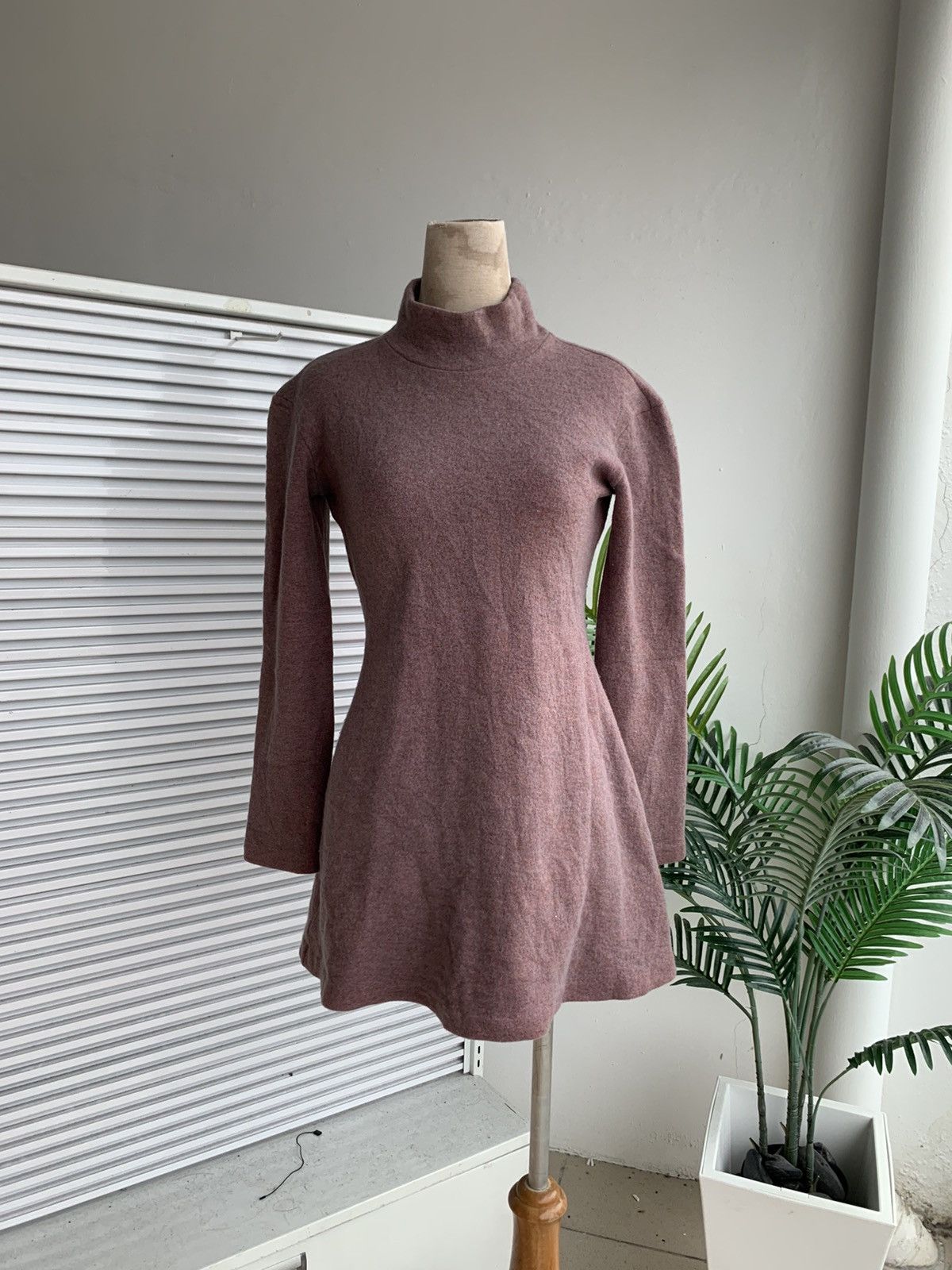 Helmut Lang 90’s Helmut Lang Knit Mini Dress Size XS / US 0-2 / IT 36-38 - 1 Thumbnail