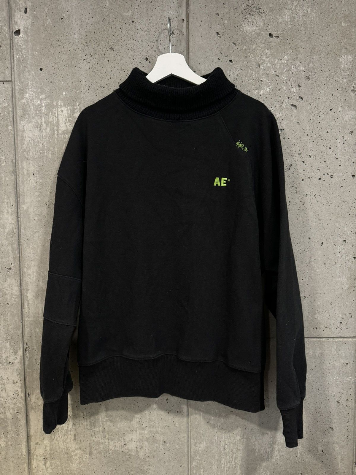 Ader Error Ader Error Turtleneck Long Sleeve Sweatshirt Black Size A1 Size US M / EU 48-50 / 2 - 1 Thumbnail