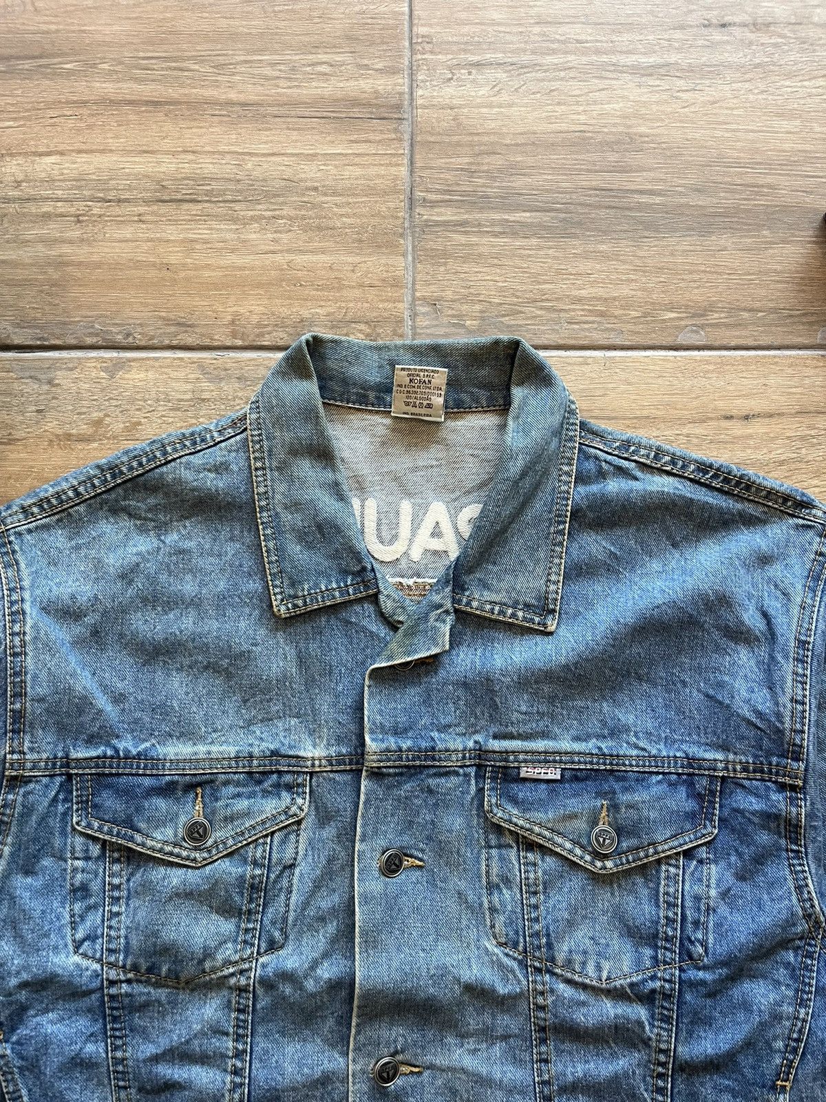 Vintage Vtg Sao Paulo Trucker Denim Jacket Size US XL / EU 56 / 4 - 9 Thumbnail