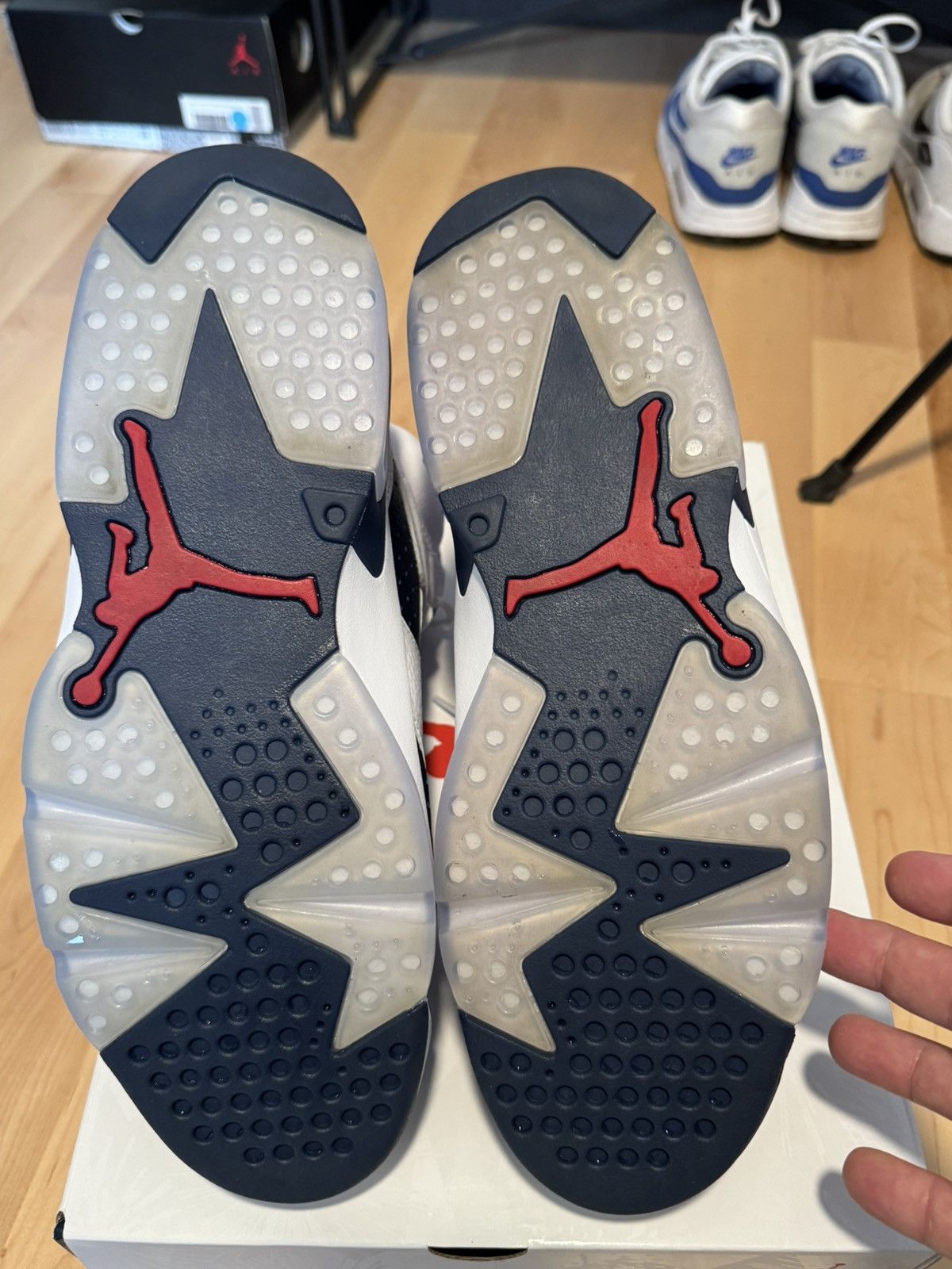 Jordan Brand × Nike Air Jordan 6 Olympic (2024) Size US 12 / EU 45 - 4 Thumbnail