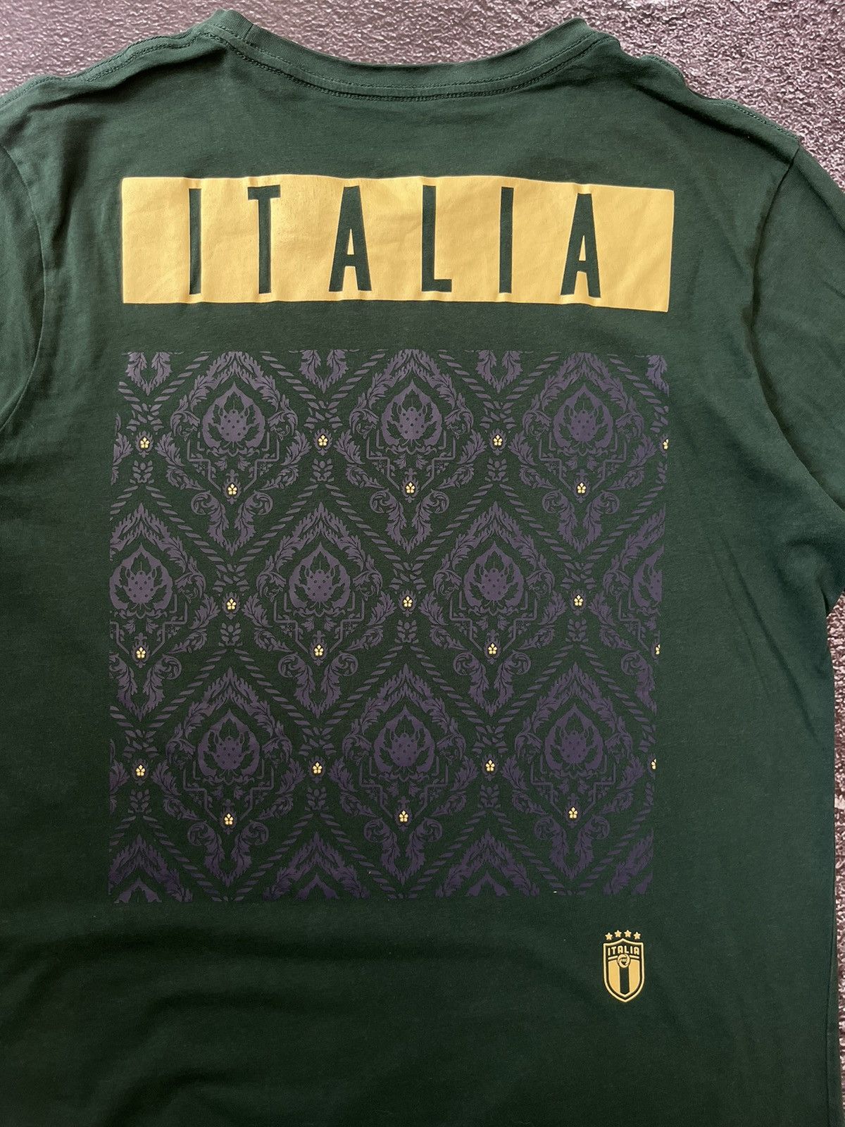 Puma Vintage Puma Italia Green Big Logo Tee t-shirt Size US M / EU 48-50 / 2 - 3 Thumbnail