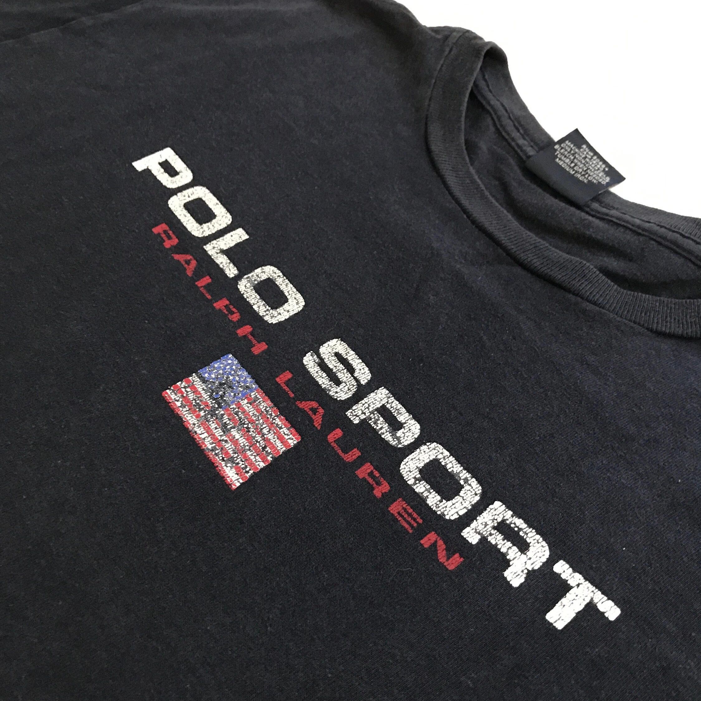 Polo Ralph Lauren × Vintage Vintage 90s Polo Sport Ralph Lauren T-shirt Size US M / EU 48-50 / 2 - 2 Thumbnail