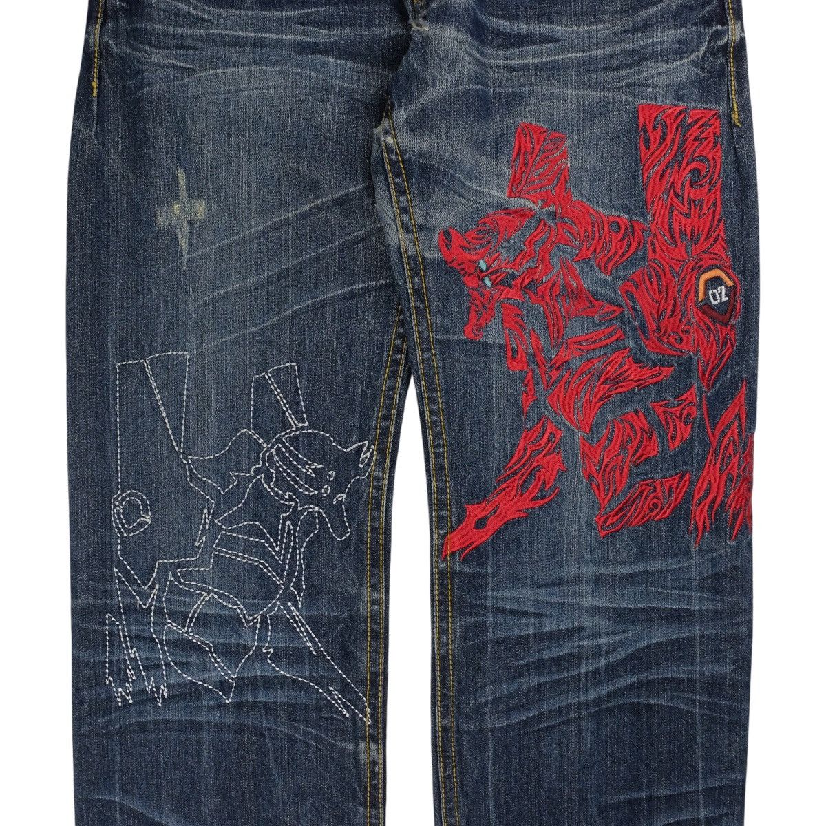 Japanese Brand Nishiki Evangelion Jeans Size US 30 / EU 46 - 7 Thumbnail
