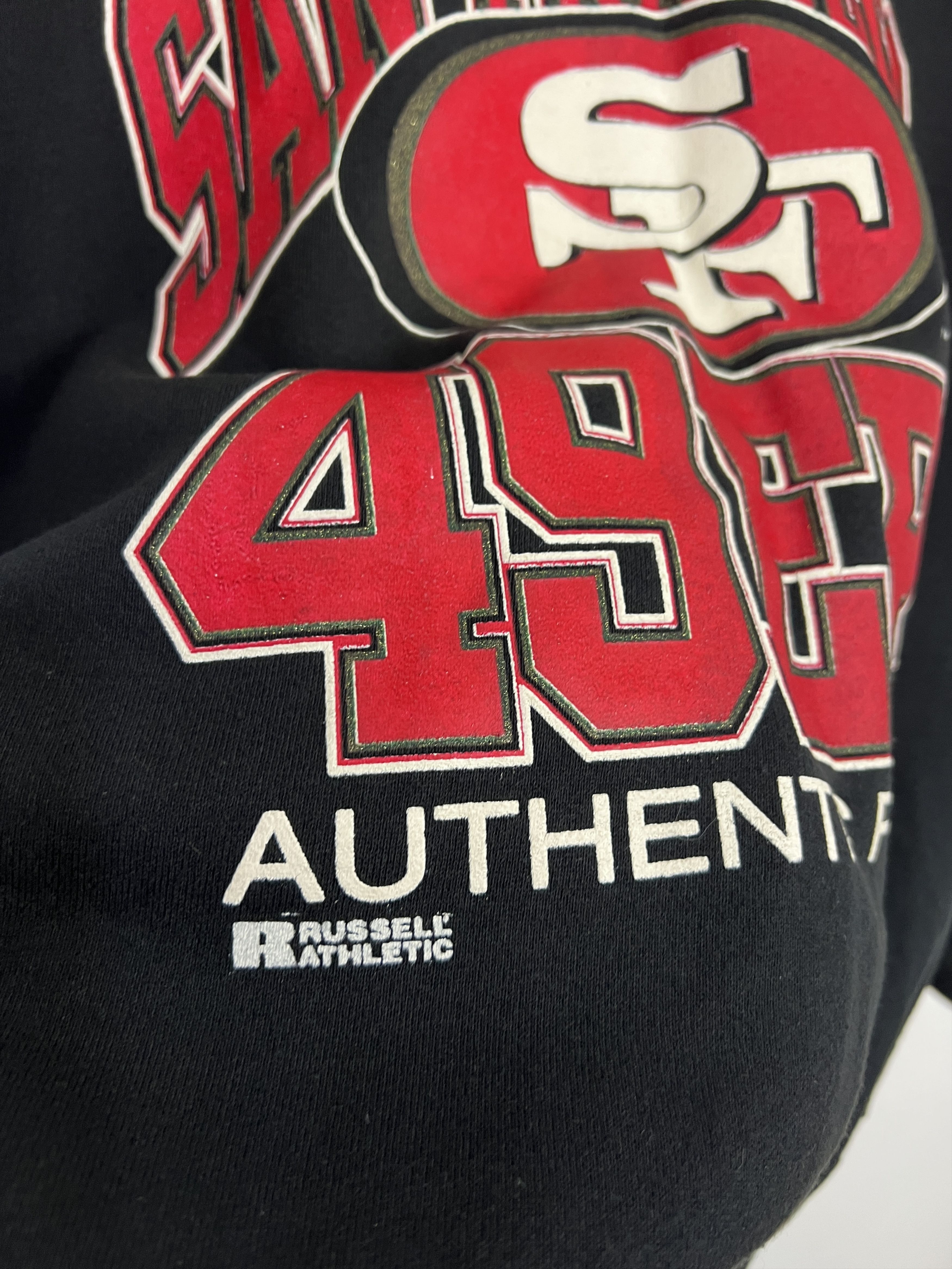 Russell Athletic San Francisco 49ers Sweatshirt NFL Crewneck Over Print Size US XL / EU 56 / 4 - 5 Thumbnail
