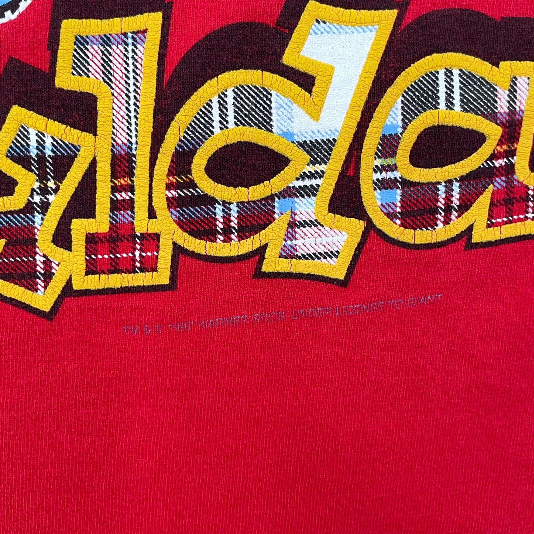 Vintage VINTAGE Looney Tunes T-Shirt Adult XL Red Sylvester Tweety Daffy 90s Cartoon Men Size US XL / EU 56 / 4 - 6 Thumbnail