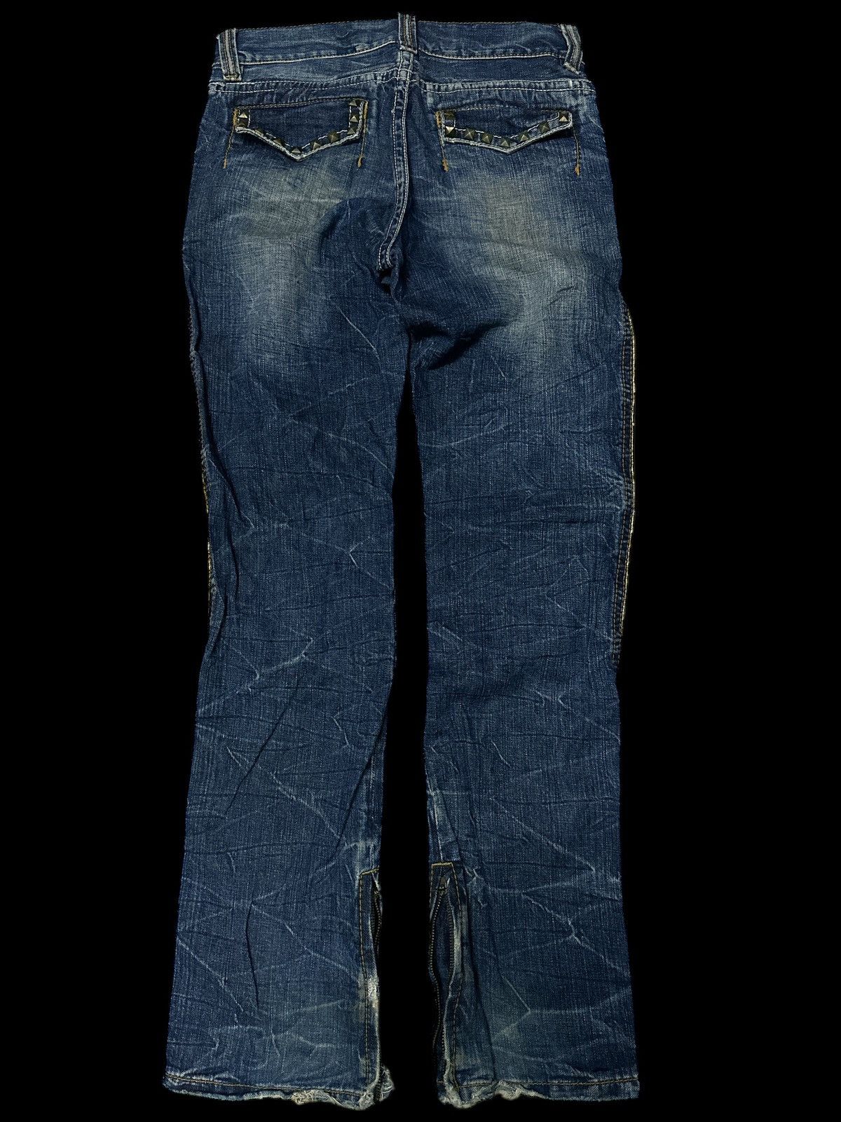 Japanese Brand Studed Denim BlueWashed 💥 Size US 34 / EU 50 - 6 Thumbnail