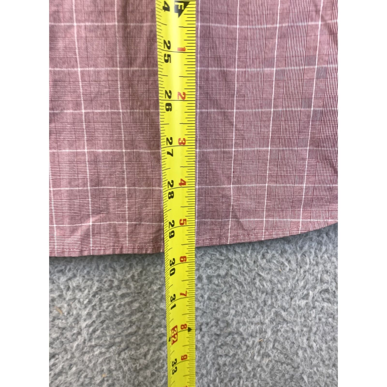 Cremieux Cremieux Classic Dress Shirt Size XXL Pink White Checks Button Mens / 80-33 Size 48R - 7 Thumbnail
