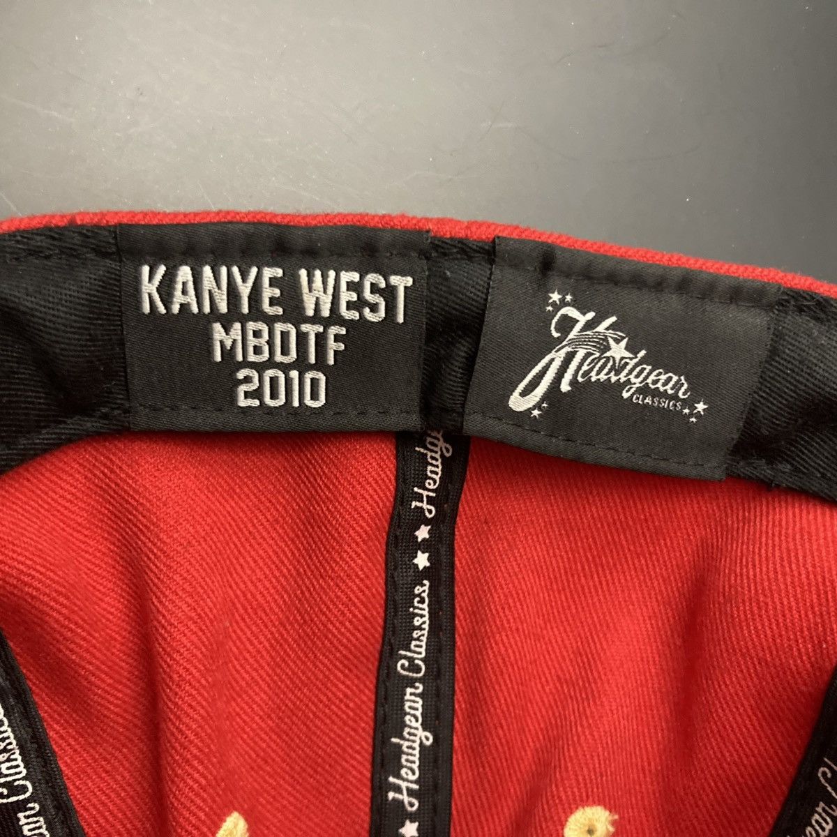 Designer Kanye West My Beautiful Dark Twisted Fantasy Rare Fitted Hat Size ONE SIZE - 4 Thumbnail