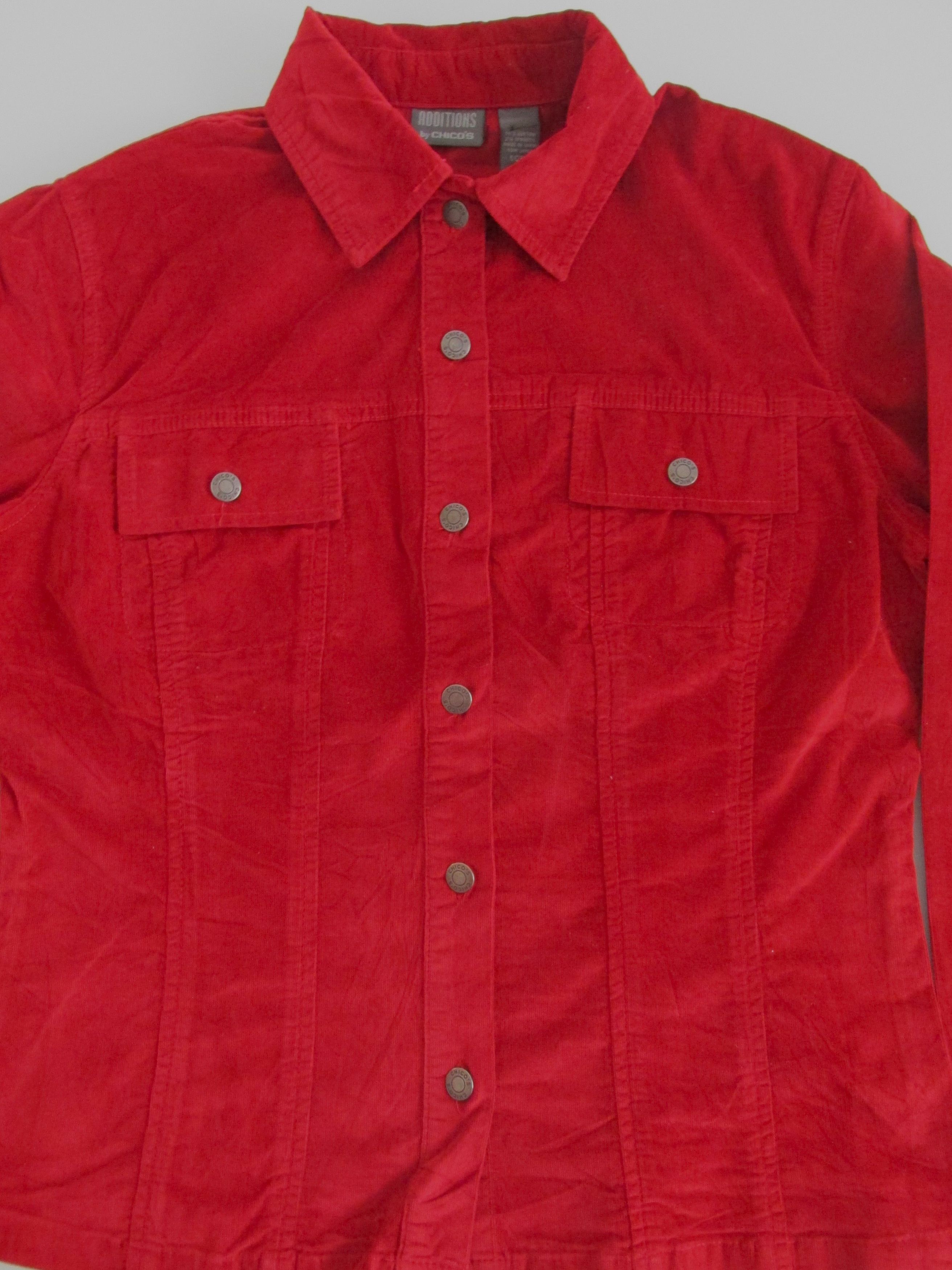 Chicos Chico's Women's Corduroy Shirt Size Small Size S / US 4 / IT 40 - 4 Thumbnail