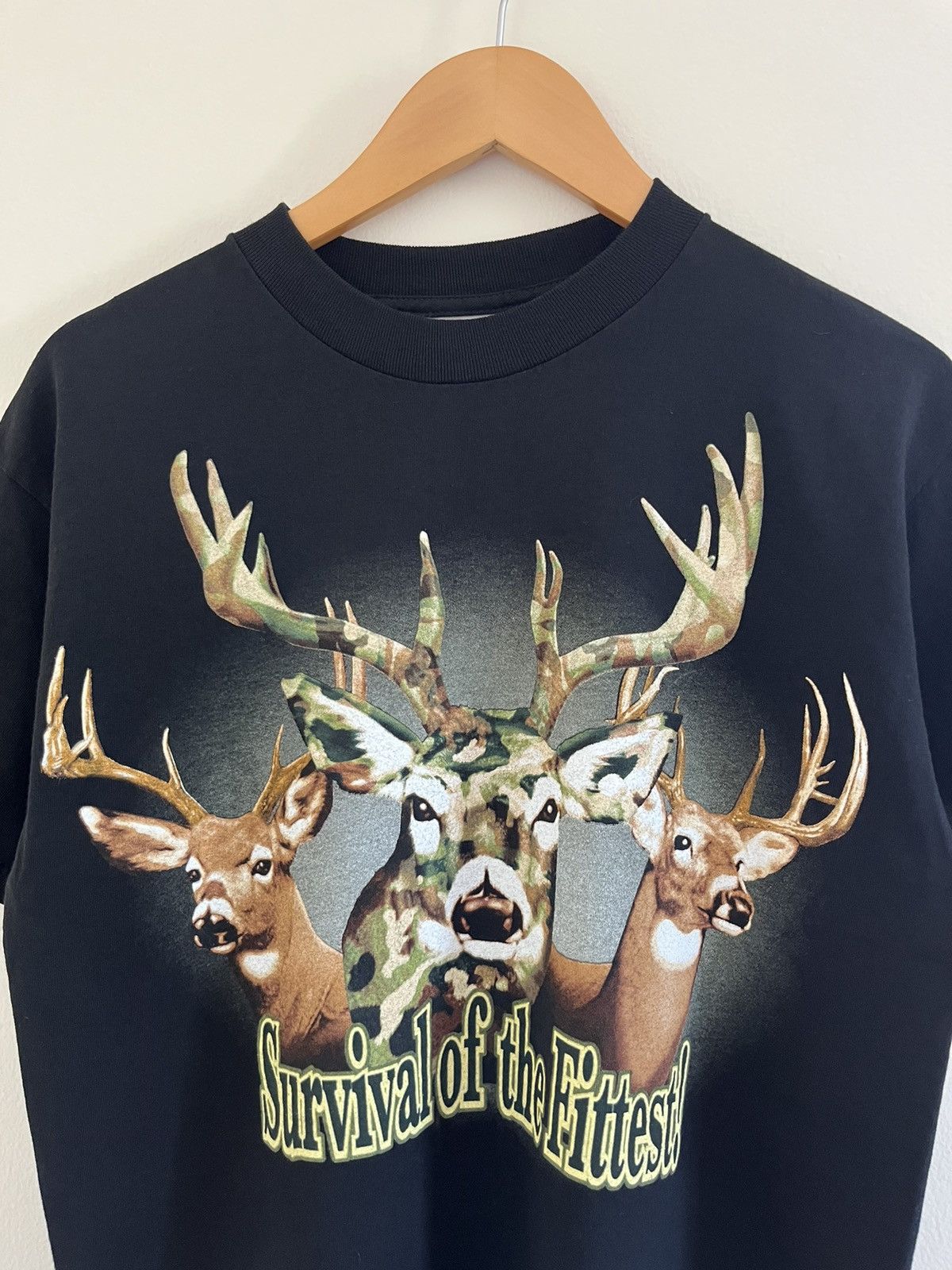 Realtree Vintage National Heritage “Survival of the Fittest! T-Shirt Size US M / EU 48-50 / 2 - 2 Thumbnail