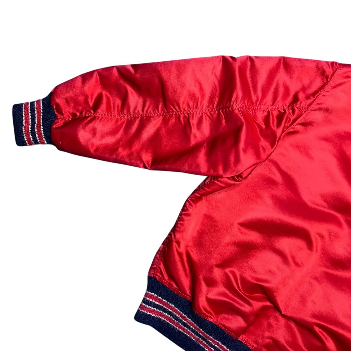 MLB Vtg 1960s MLB St. Louis Cardinals KM Pro Co Red Satin Jacket Size US L / EU 52-54 / 3 - 18 Thumbnail