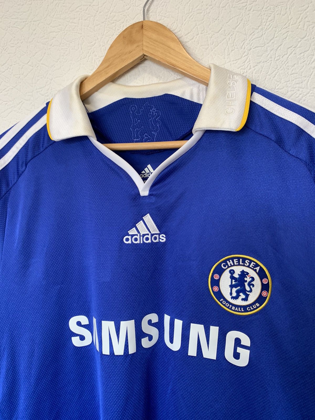 Adidas × Vintage Adidas Chelsea 2008/2009 Home Kit Soccer Jersey Size US L / EU 52-54 / 3 - 2 Thumbnail