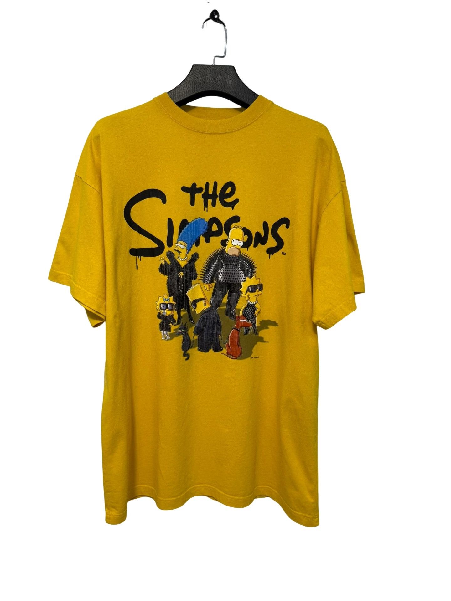 Balenciaga x The Simpsons Graphic T-Shirt Yellow Size 2