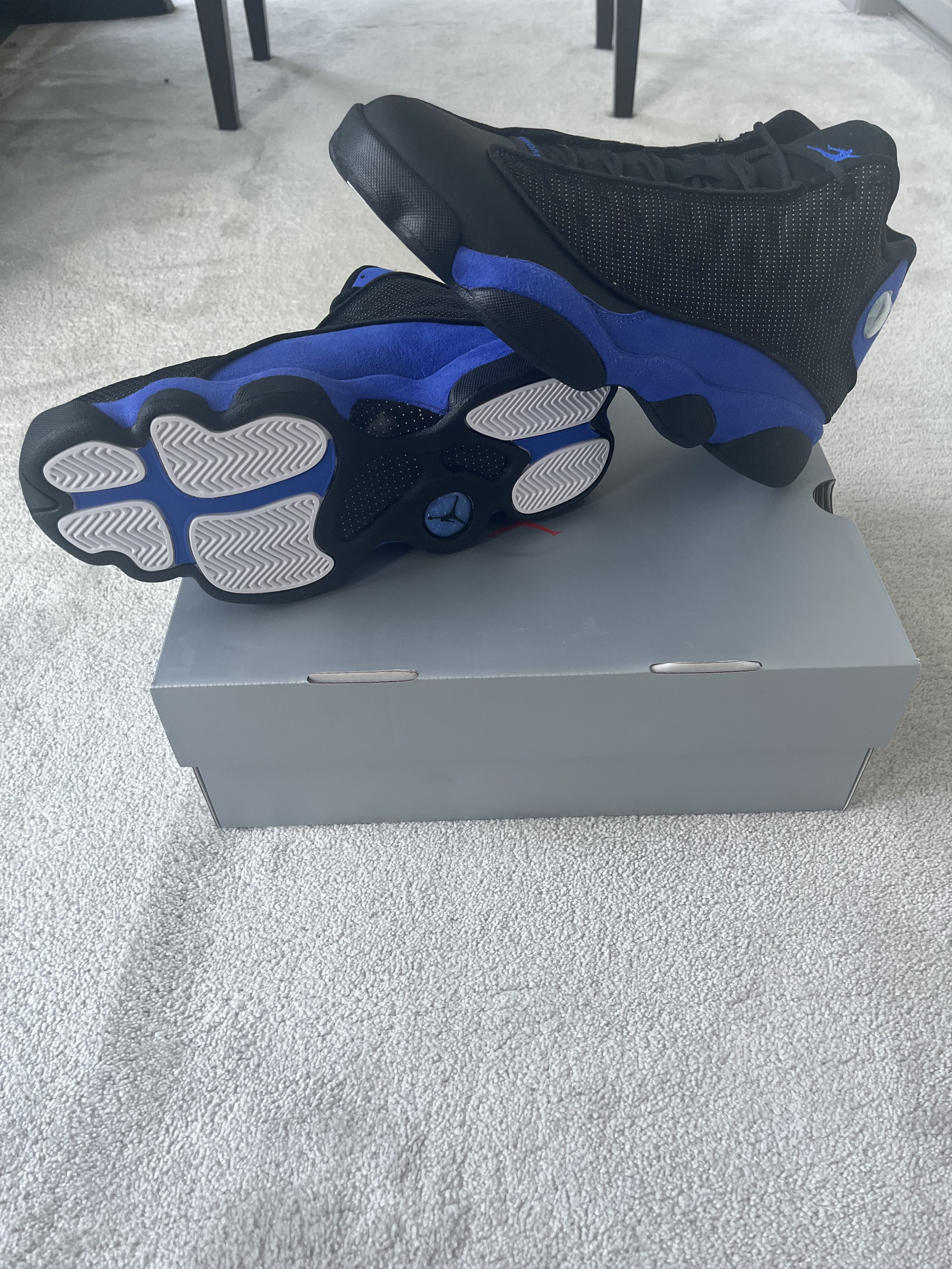 Nike Nike Air Jordan 13 Hyper Royal (Black) Size US 9 / EU 42 - 3 Thumbnail