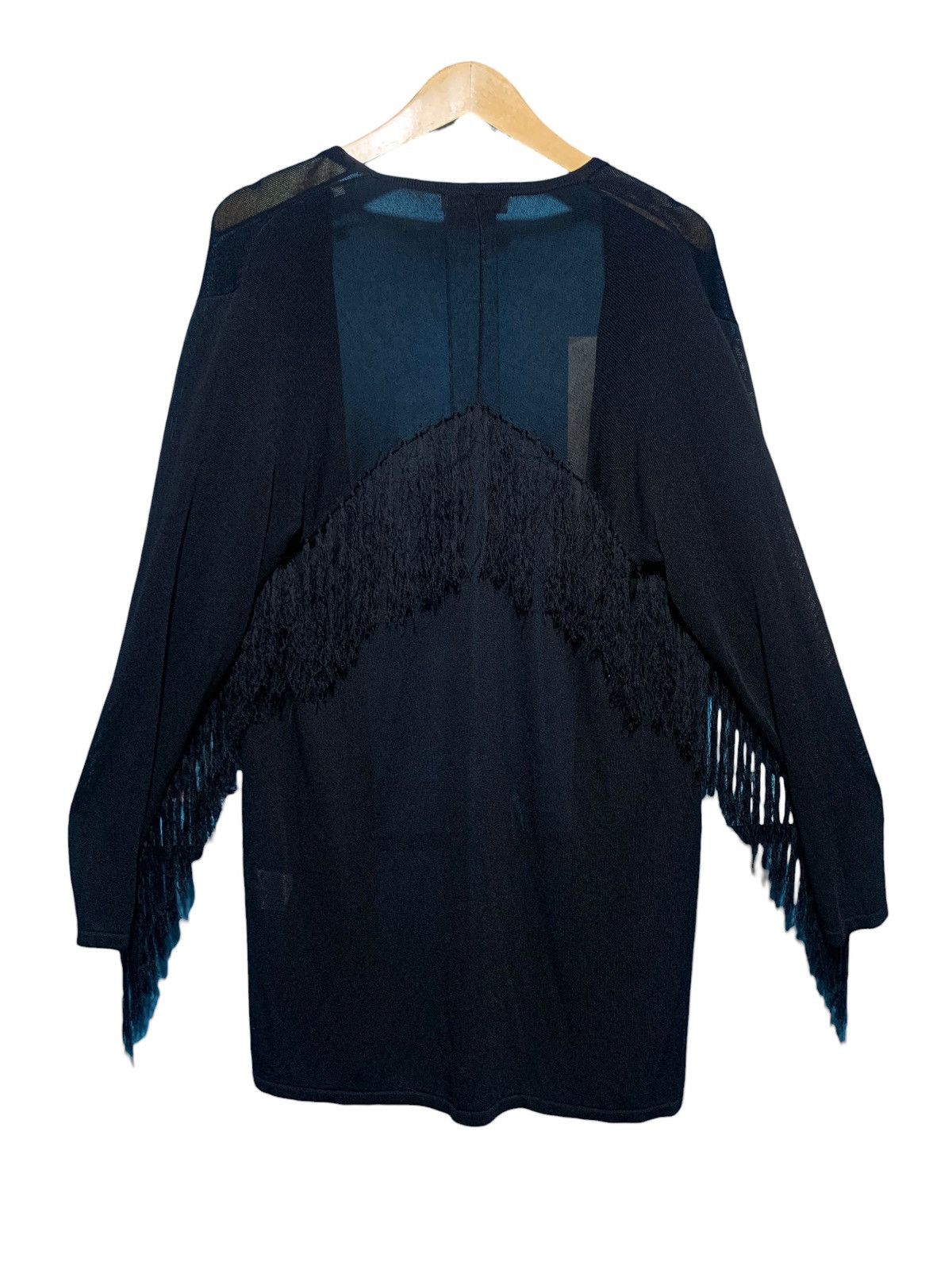 Sandro Sandro Paris fringed mesh viscose cardigan punk style Size US M / EU 48-50 / 2 - 3 Thumbnail