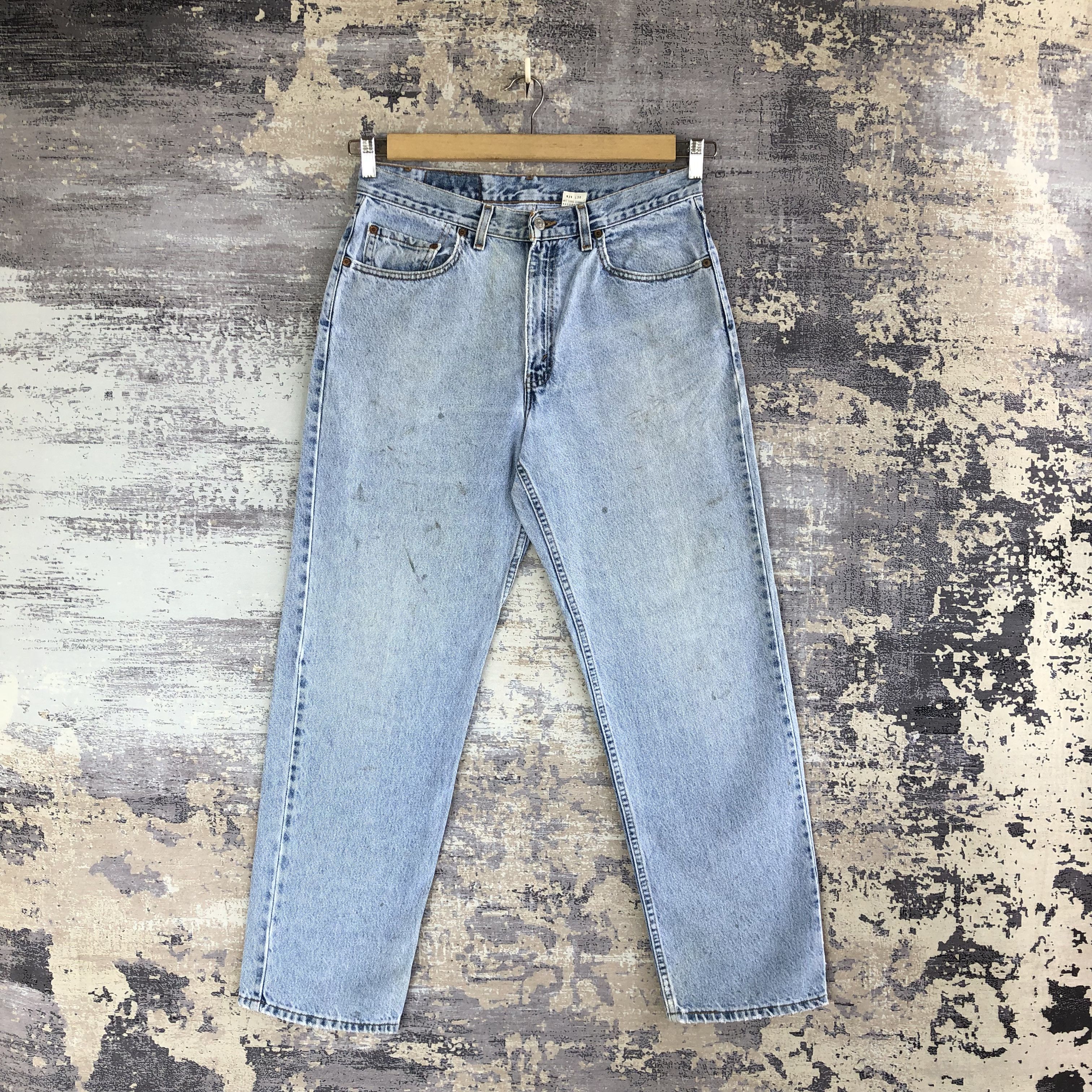 Levi's Vintage Levis 550 Light Wash Jeans Levi's Sun Faded Denim Size US 32 / EU 48 - 1 Thumbnail