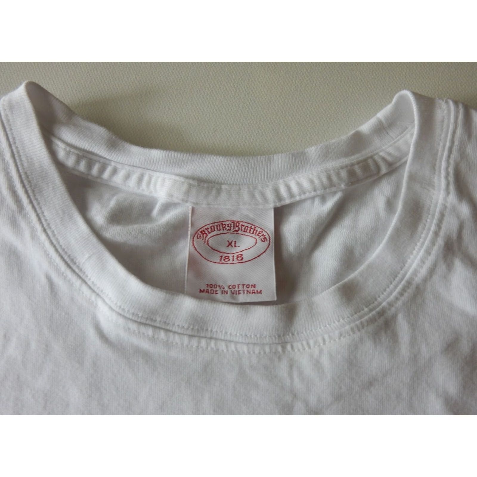 Brooks Brothers Brooks Brothers T-Shirt XL Men White Solid Shirt Regular Size XL Mens Size US XL / EU 56 / 4 - 3 Thumbnail