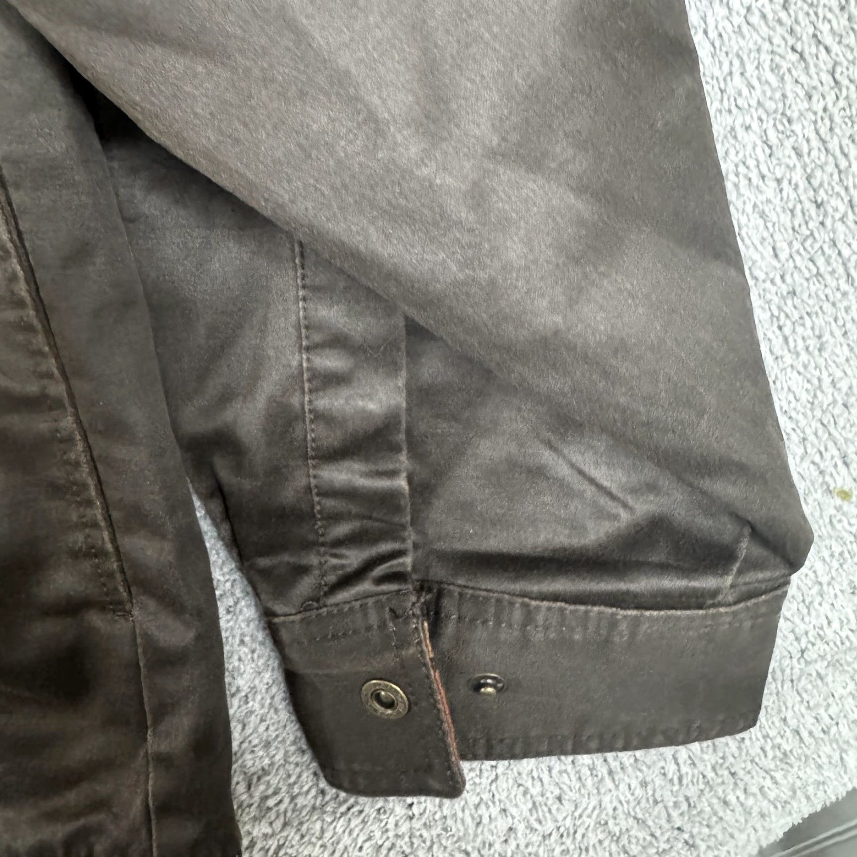 Vintage Legendary Whitetails Journeyman Shirt Jacket 6723 Mens 3XL Waxed Canvas Shacket Brown with Plaid Lined Pockets Waxed Shirt Jacket Size US XXL / EU 58 / 5 - 3 Thumbnail