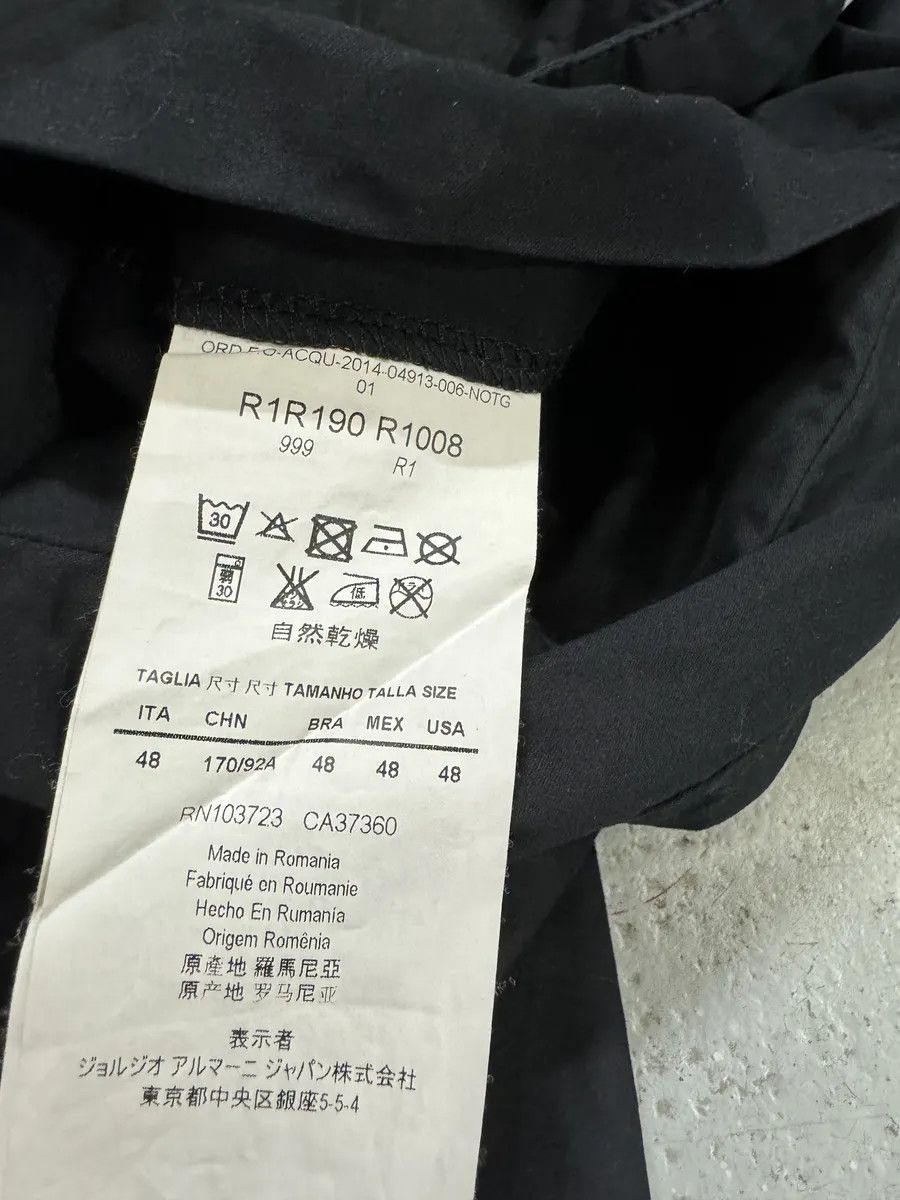 Emporio Armani SS2015 Emporio Armani Dark Geometrical Black Hooded Jacket Size US M / EU 48-50 / 2 - 8 Thumbnail