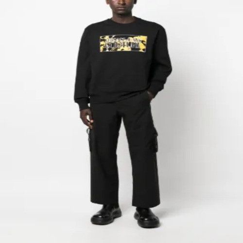 Versace Jeans Couture Versace Jeans Couture Baroque Logo Sweatshirt Size US M / EU 48-50 / 2 - 8 Thumbnail