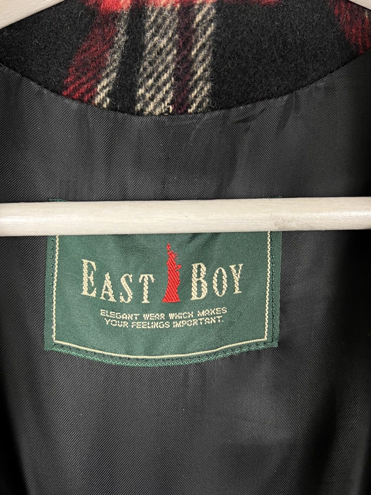 Japanese Brand × Vintage 🔥 EAST BOY PLAID CHECKER CPO WOOL JACKET Size US M / EU 48-50 / 2 - 13 Thumbnail