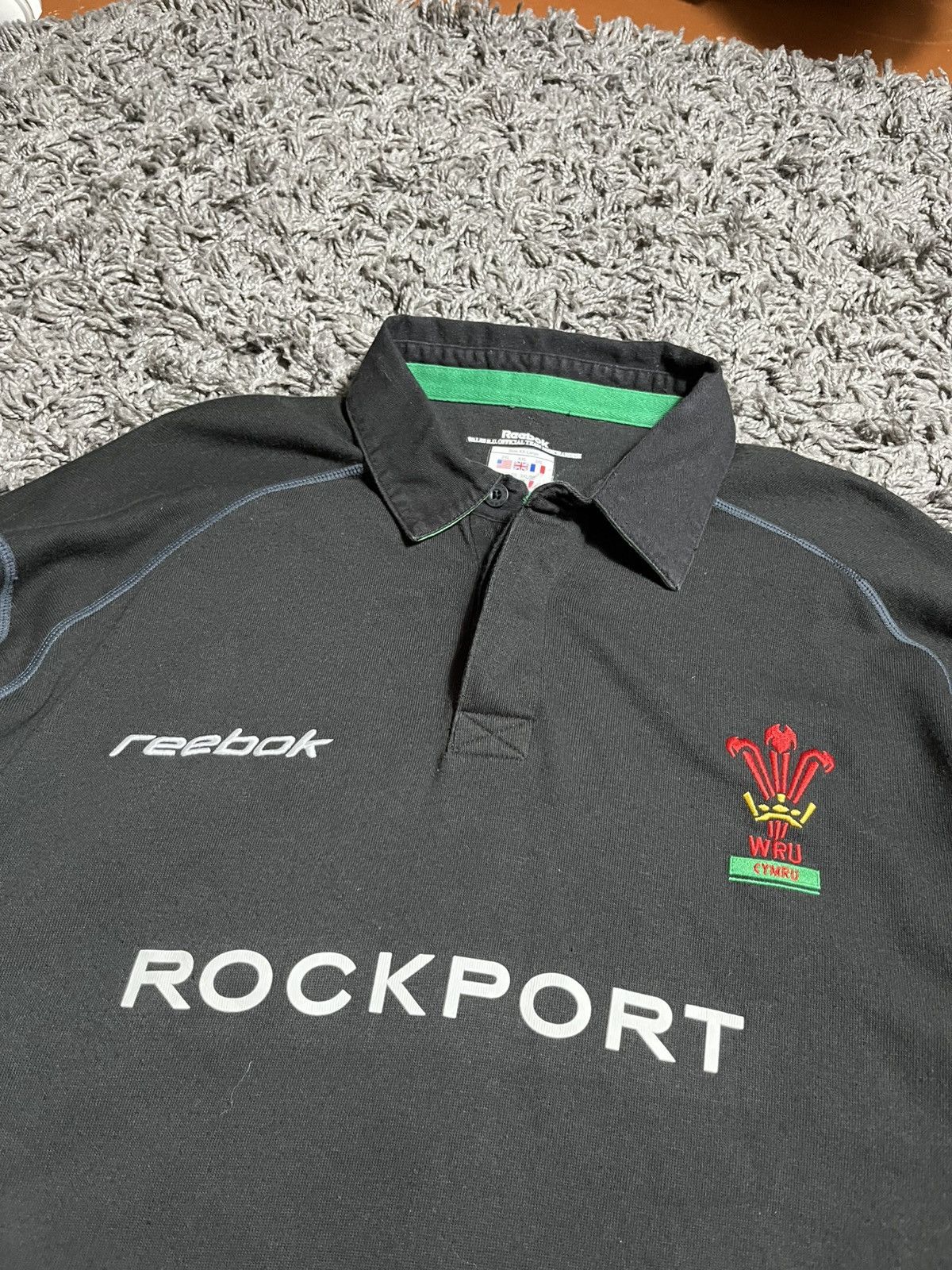 Reebok REEBOK VINTAGE Y2K WALES 2002/04 PLAY DRY SOCCER SHIRT Size US XXL / EU 58 / 5 - 2 Thumbnail
