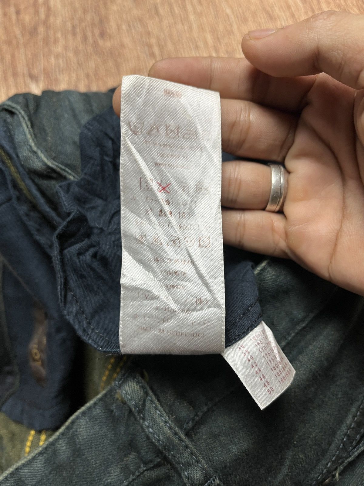 Louis Vuitton Vintage Louis Vuitton faded denim jeans Size US 29 - 17 Thumbnail
