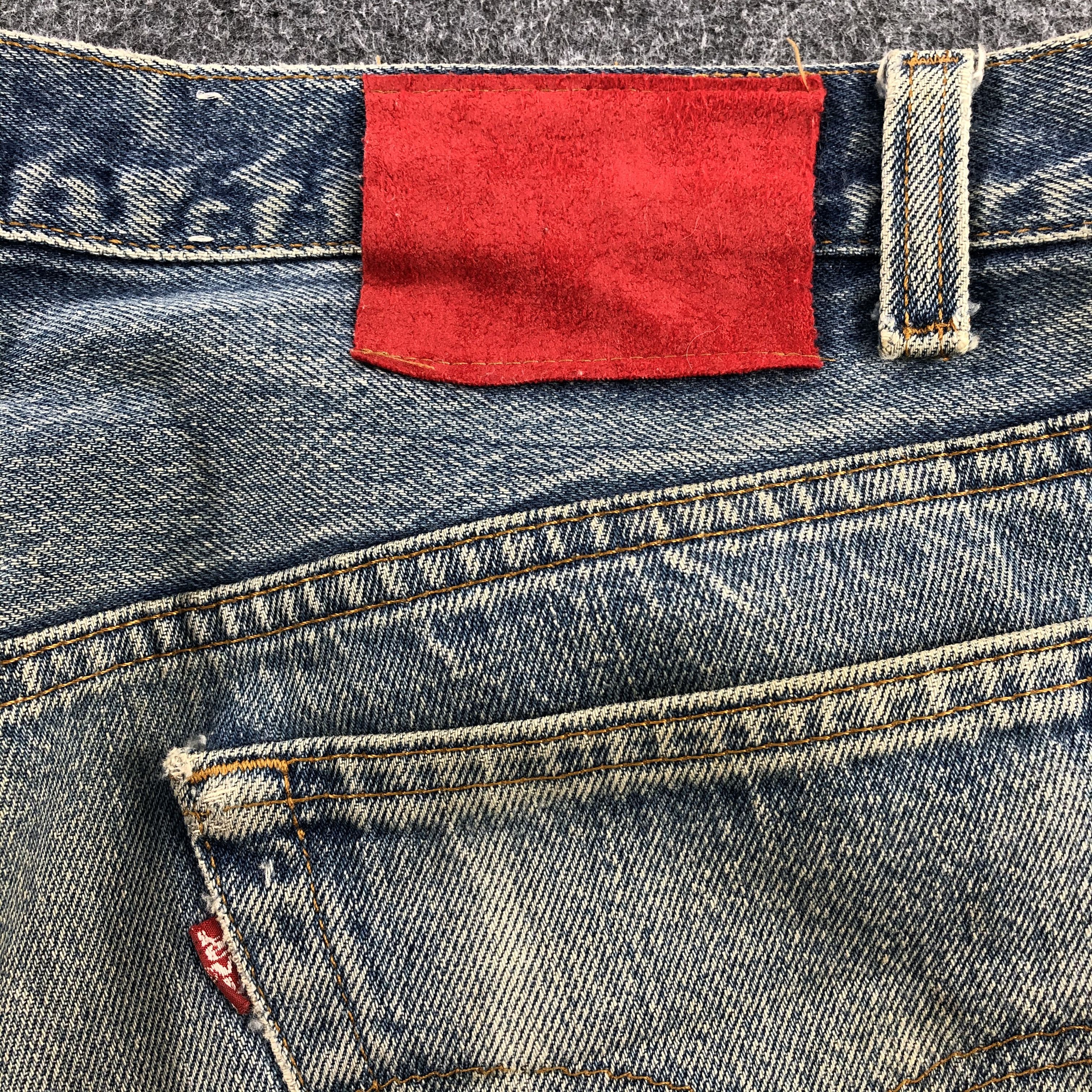 Levi's Vintage Levis 501 Jeans Rusty Wash Distressed Denim KJ376 Size US 34 / EU 50 - 5 Thumbnail