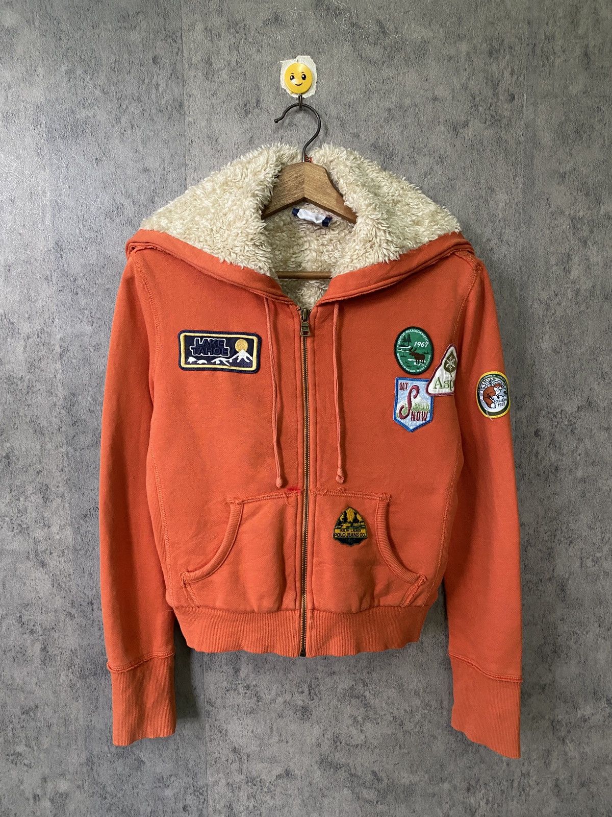 Polo Ralph Lauren Polo Jeans Ralph Lauren Sherpa Lining Hoodie Zipper Jacket Size US S / EU 44-46 / 1 - 3 Thumbnail