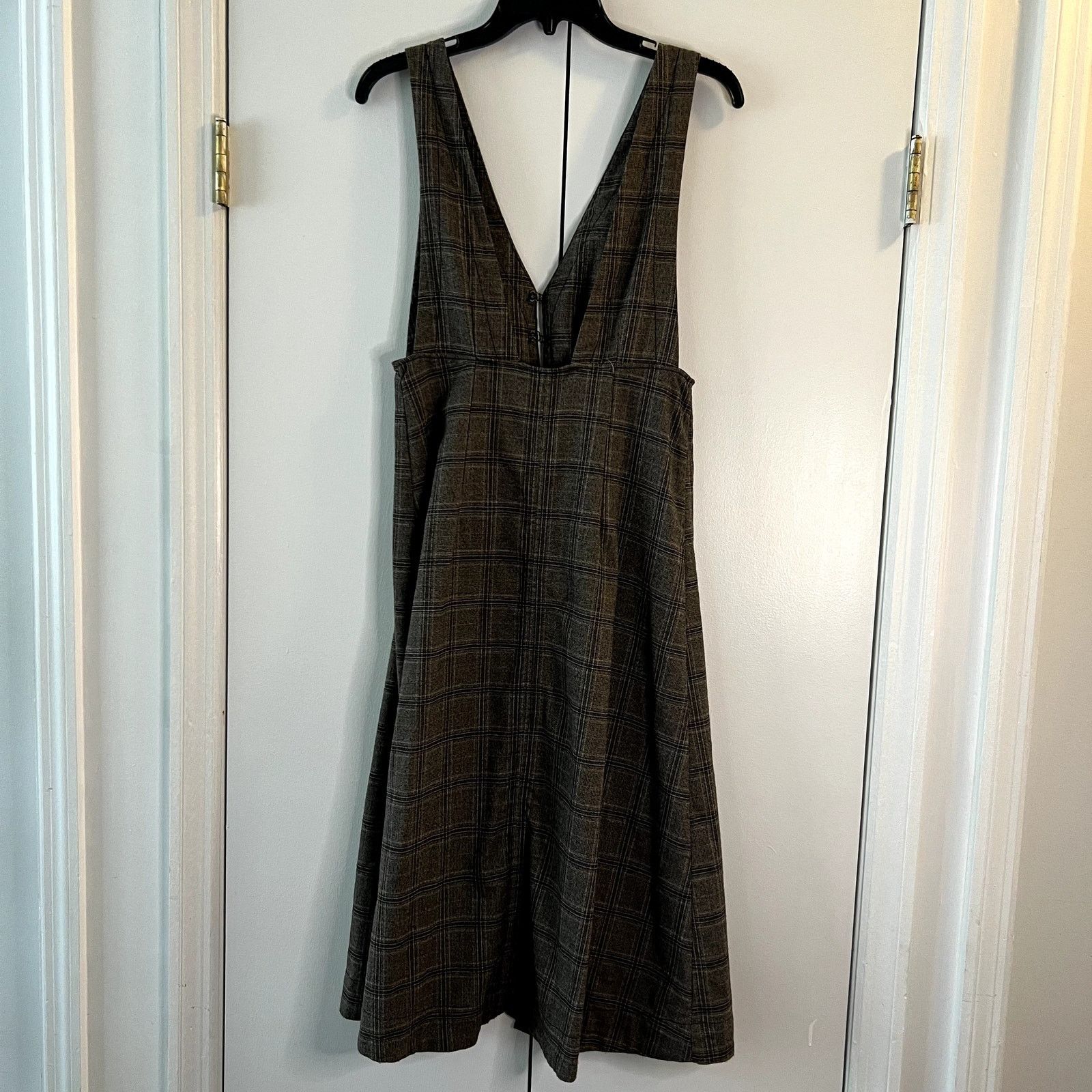 Free People Free People sleeveless plaid vest dress size 4 brown Size S / US 4 / IT 40 - 7 Thumbnail