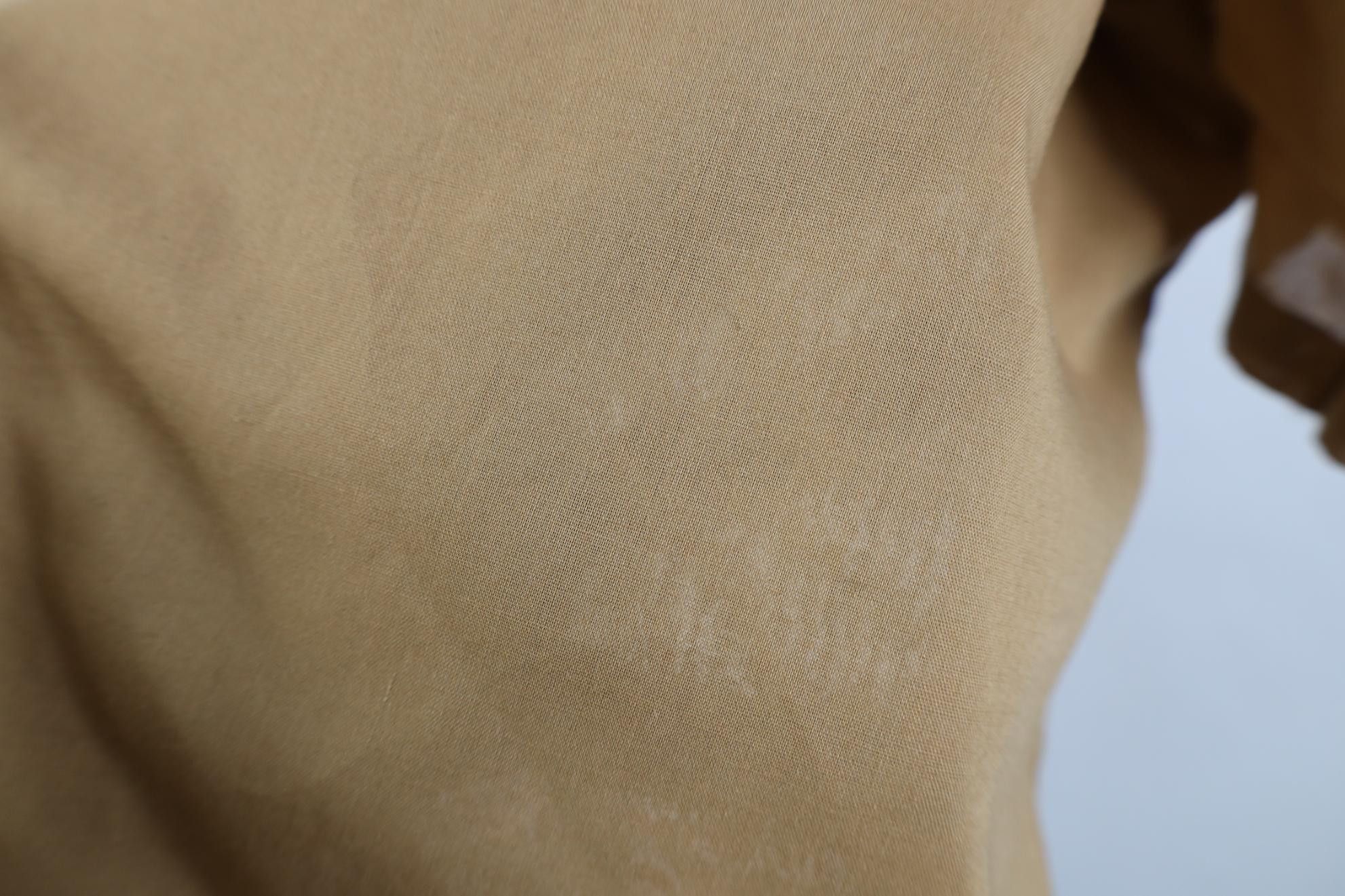 Vintage Vintage 60s Rockabilly Collar Button Shirt Beige Sanforized Size US XXL / EU 58 / 5 - 11 Thumbnail