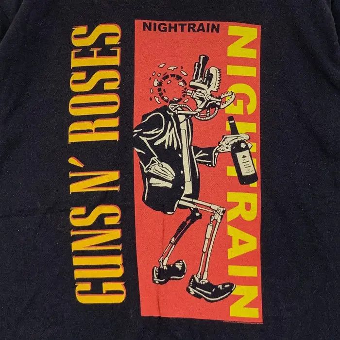 Tultex Vintage GUNS N’ ROSES NIGHTRAIN Single Tee Shirt Top Size US L / EU 52-54 / 3 - 3 Thumbnail