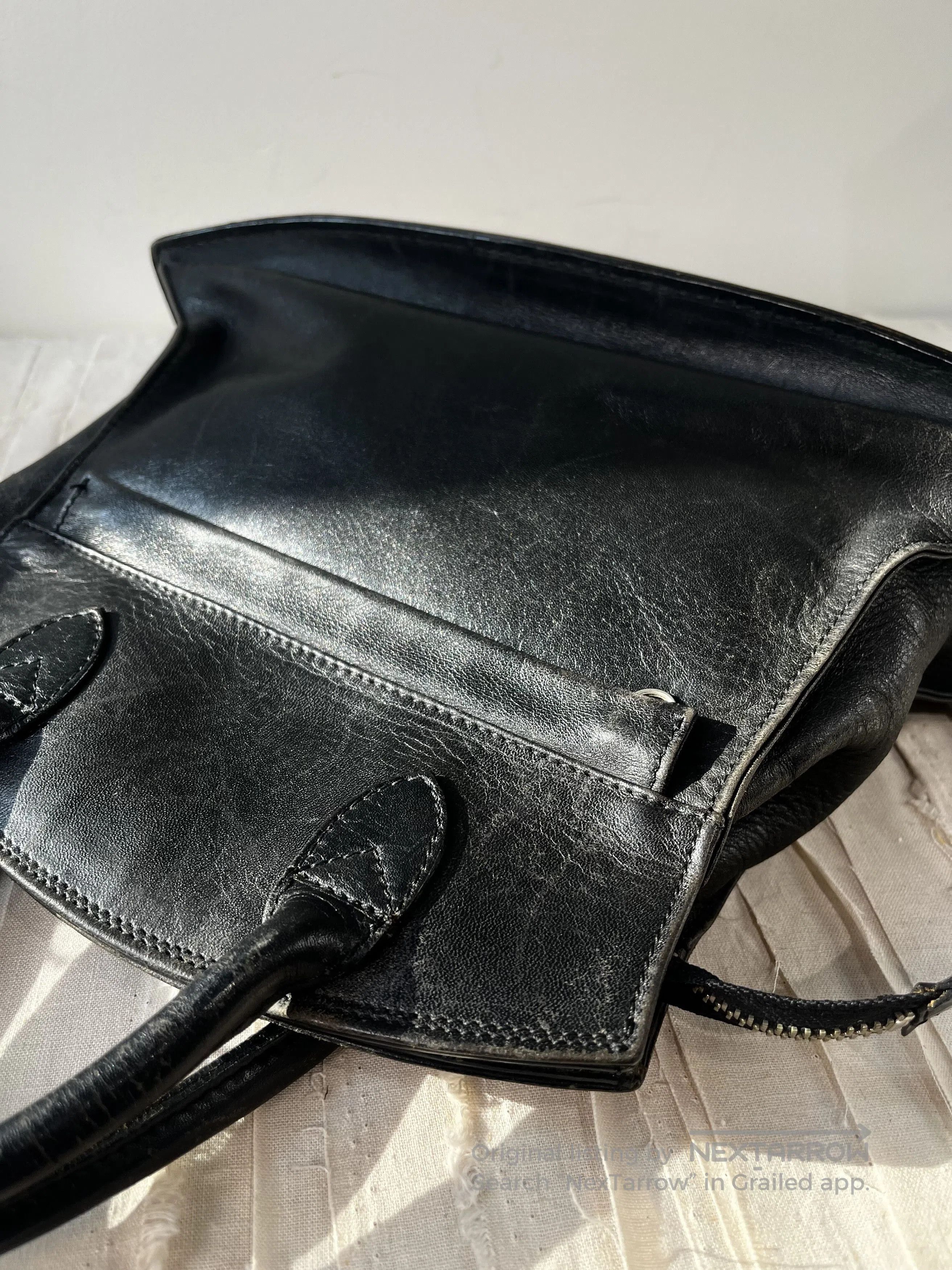 Masaki Matsushima Masaki Matsushima Black Leather Handbag. Size ONE SIZE - 7 Thumbnail