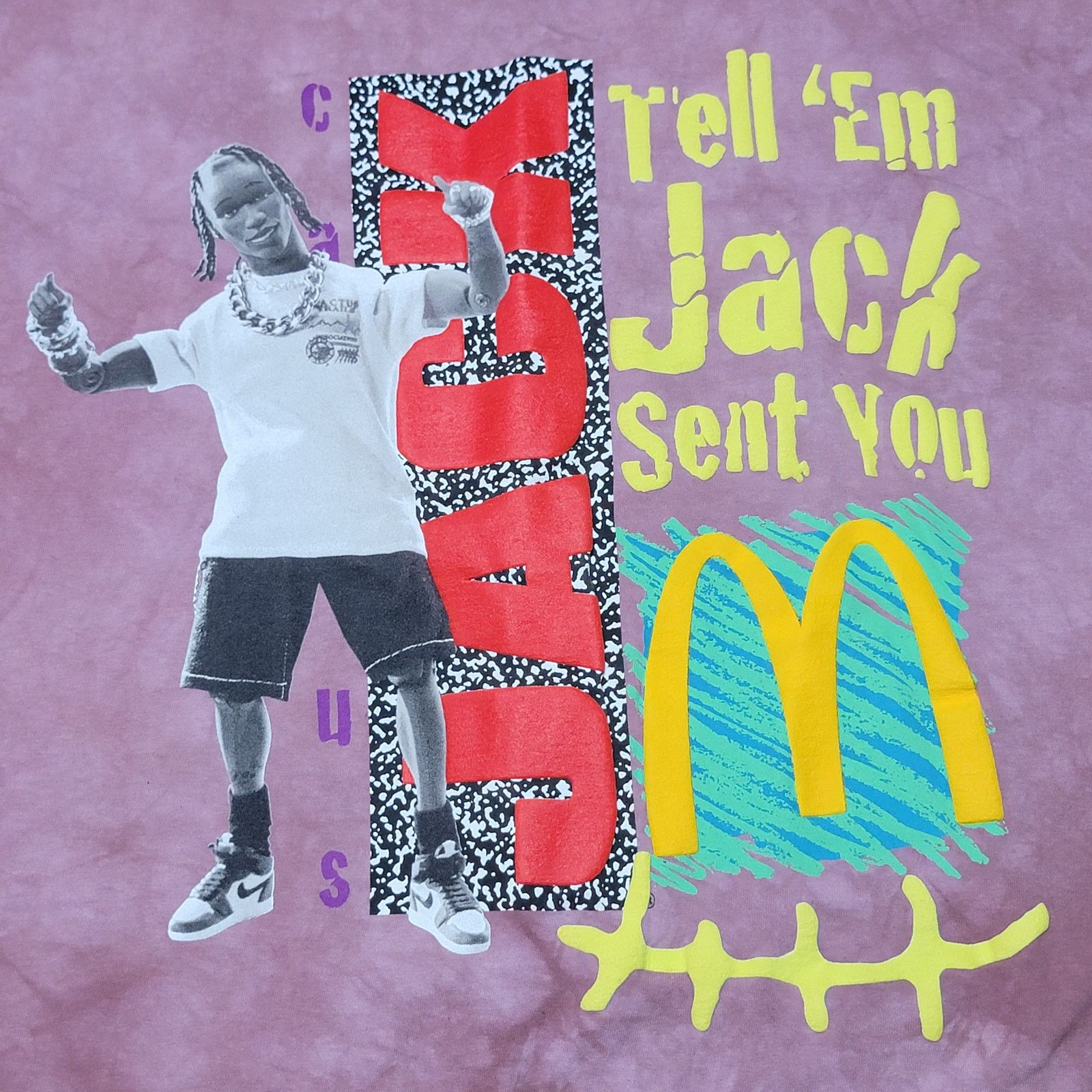 Other Cactus Jack x Travis Scott x McD Tee "Jack Sent You" - XL Size US XL / EU 56 / 4 - 2 Thumbnail