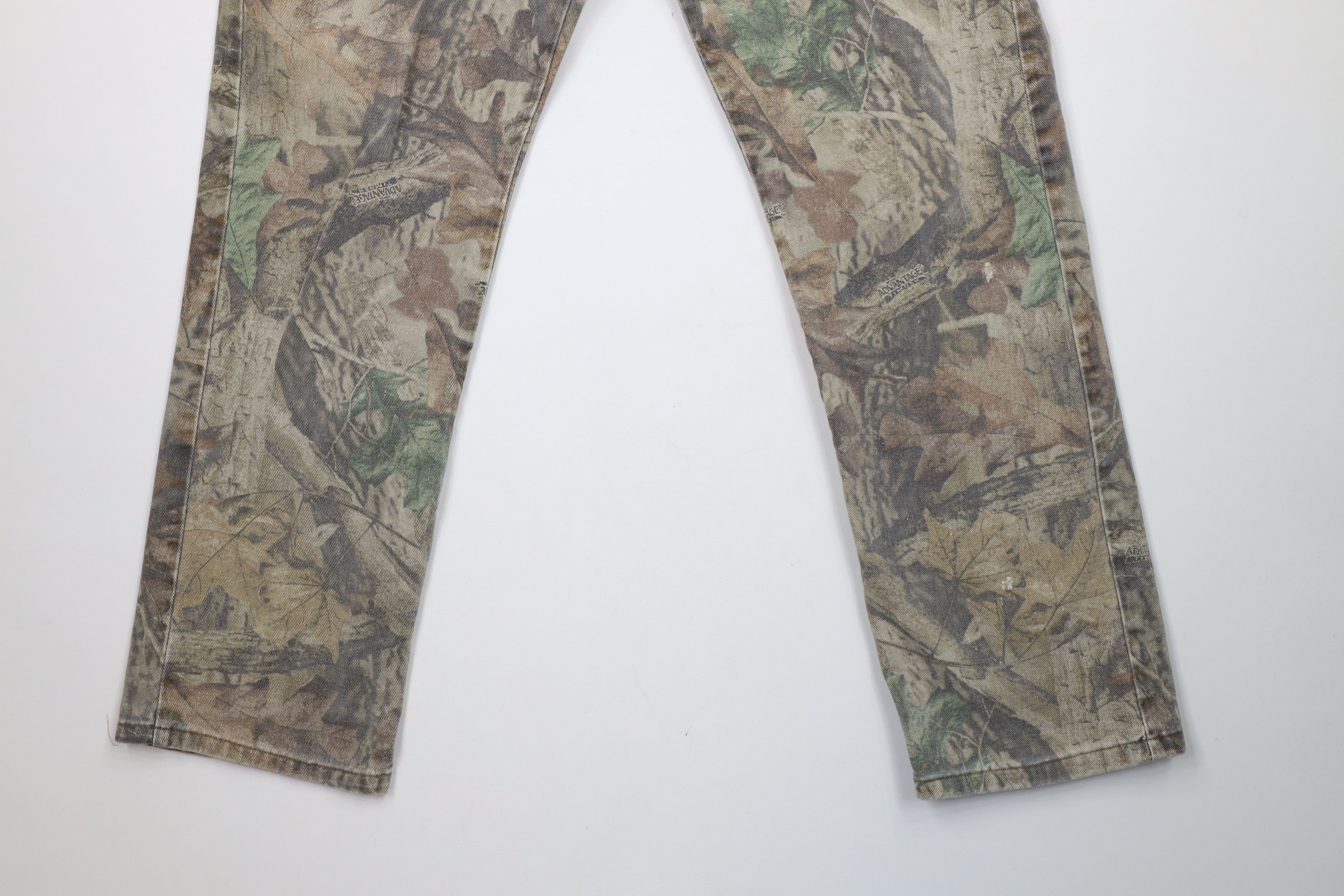 Vintage × Walls Vintage 90s Walls Advantage Camouflage Denim Jeans USA Size US 34 / EU 50 - 4 Thumbnail