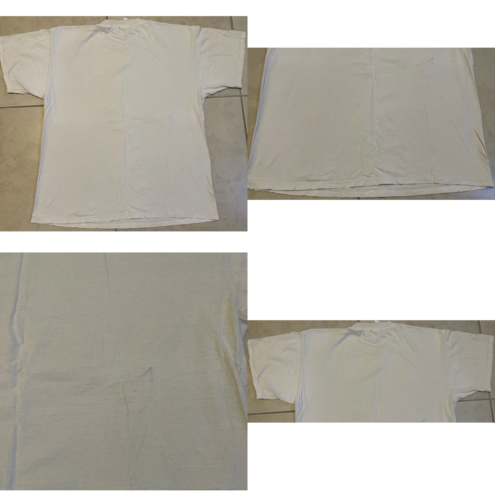 Vintage VINTAGE 90s Atlanta Super Blood Bowl Shirt XL White Nurse Doctor Grunge Funny Joke Distressed Humor Medical Blood Donor T-Shirt Men Size US XL / EU 56 / 4 - 9 Thumbnail