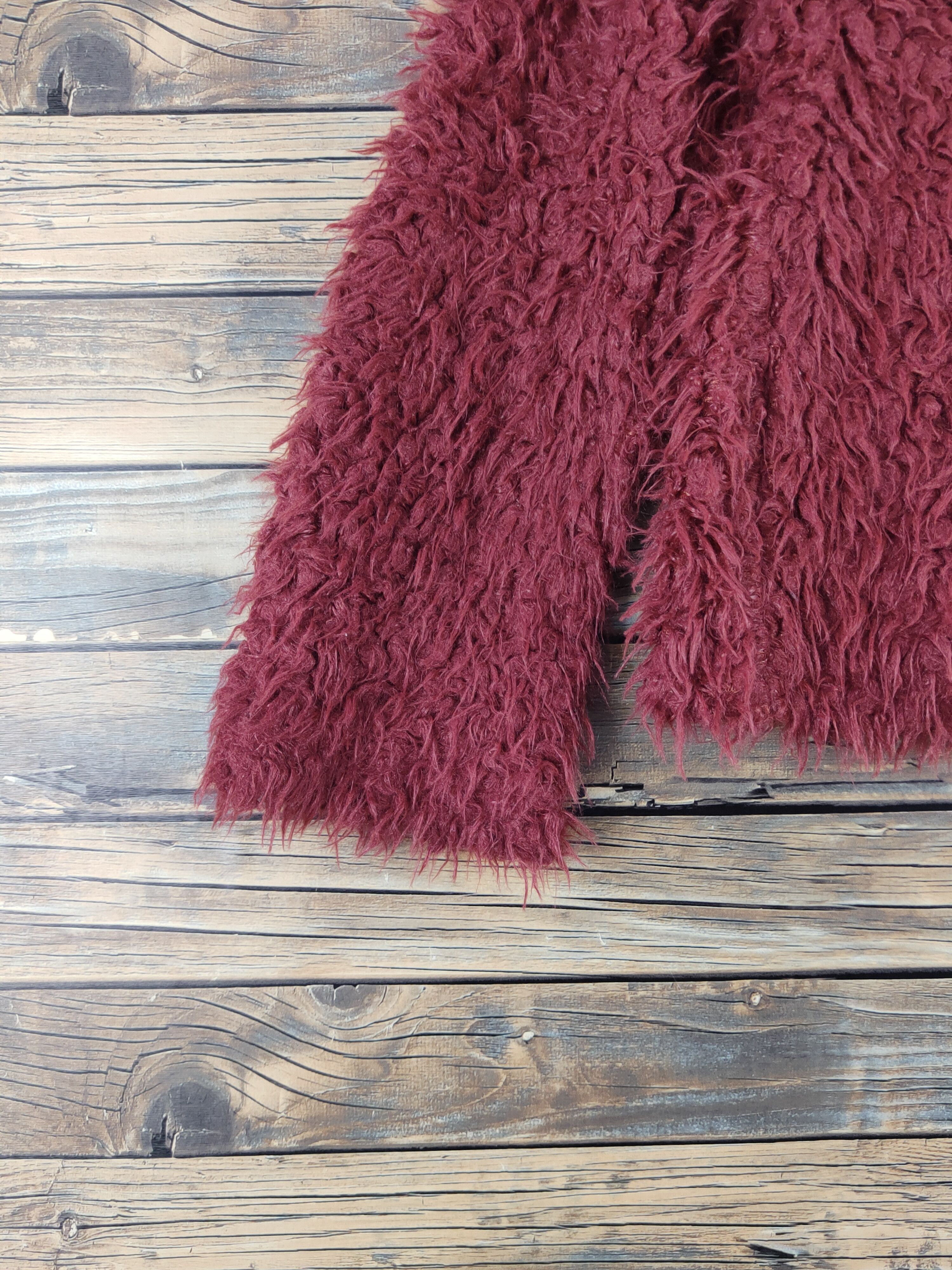 Japanese Brand Olive ded Olive Brown Shag Shaggy Fir Mohair Knitwear#W21 74 Size S / US 4 / IT 40 - 4 Thumbnail