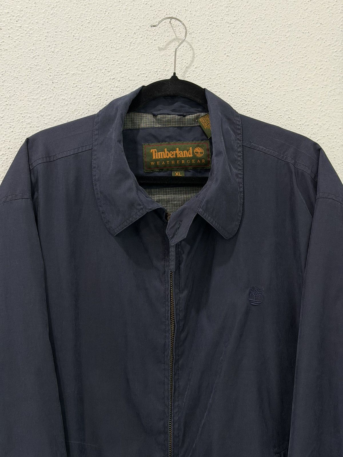 Timberland Vintage 90s Timberland Weathergear DarkBlue Bomber Jacket XL Size US XL / EU 56 / 4 - 2 Thumbnail