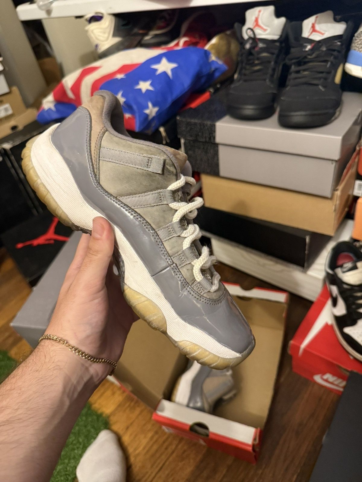 Jordan Brand Jordan retro 11 low cool grey beater Size US 8.5 / EU 41-42 - 7 Thumbnail