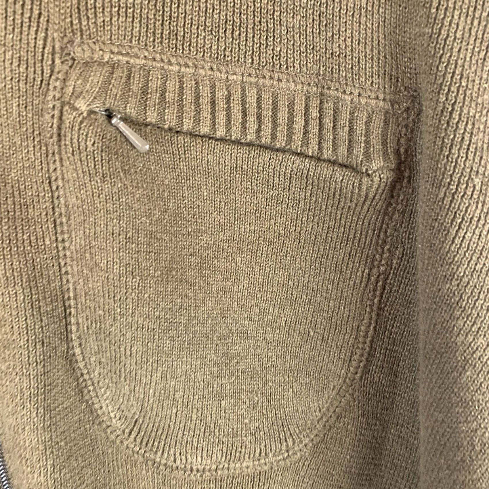 Vintage Woolrich Sweater Jacket XL Olive Brown Mens Full Zip Up Sweater Size US XL / EU 56 / 4 - 3 Thumbnail