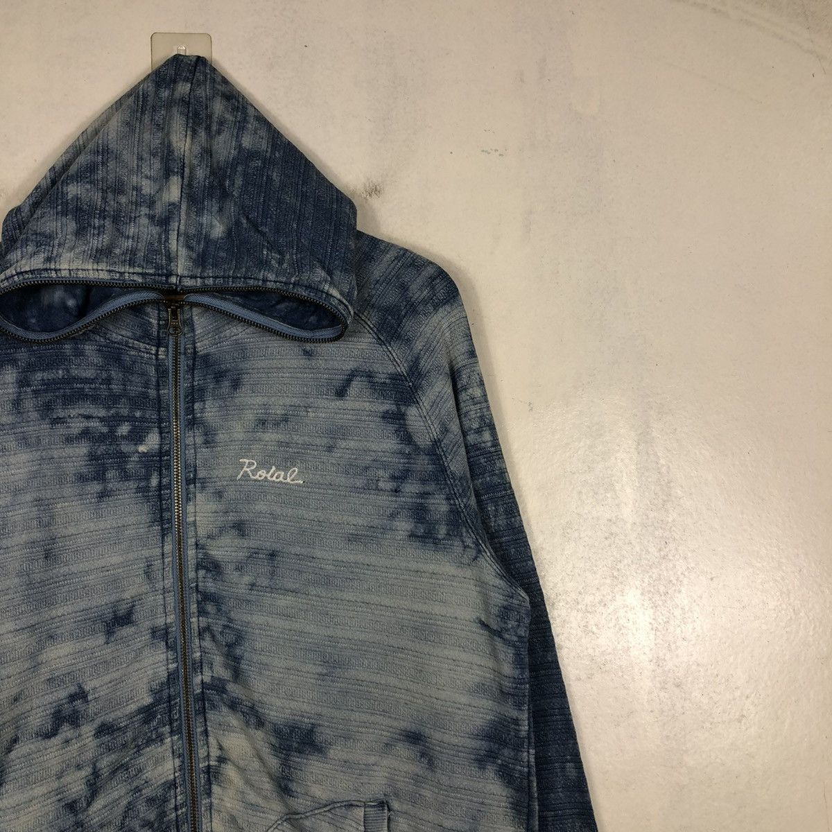 Japanese Brand 📌ACID WASH BIKER ZIPPER JACKET ROIAL CALIFORNIA Size US M / EU 48-50 / 2 - 8 Thumbnail