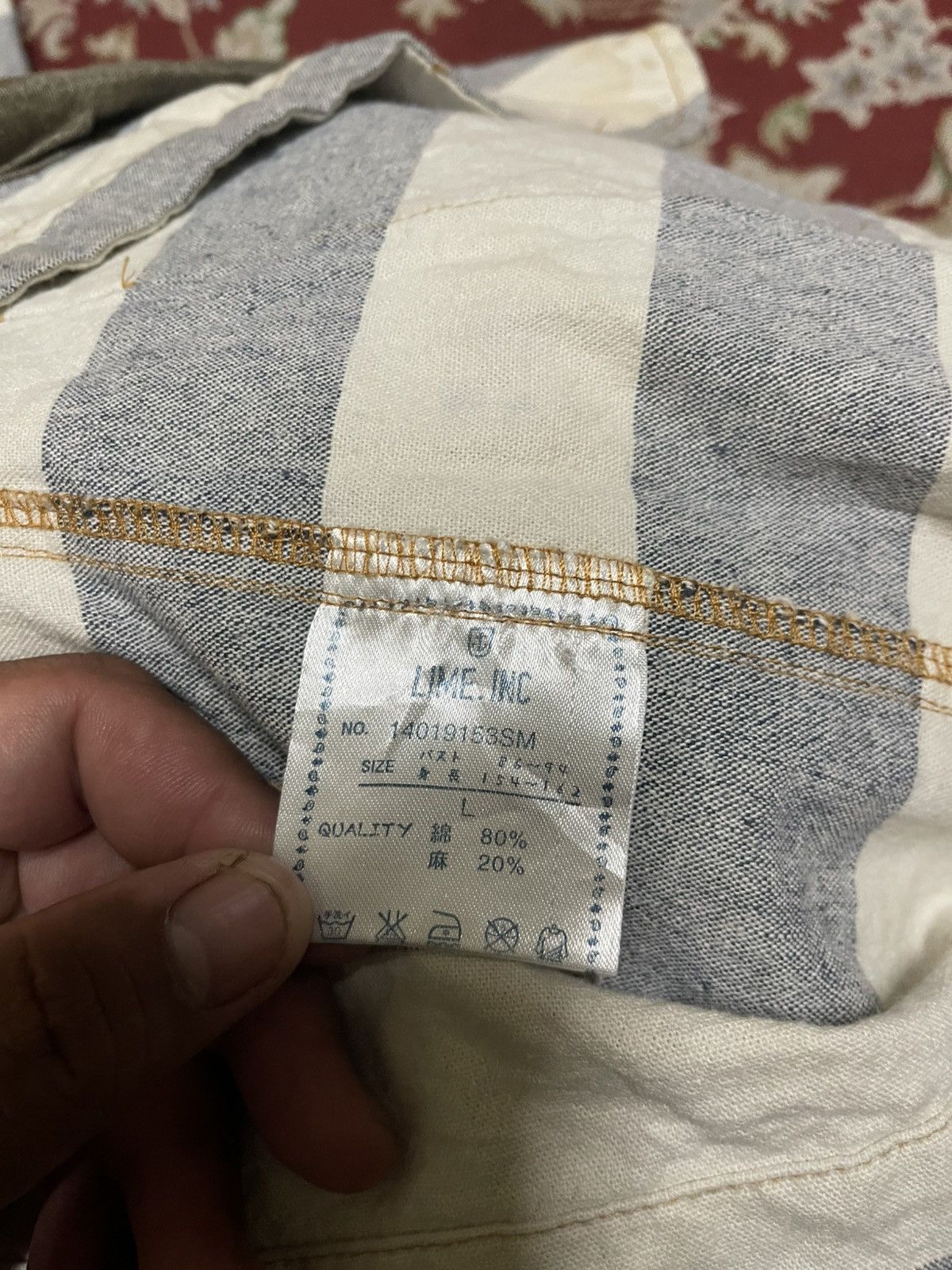 Japanese Brand Vetement Tour Eiffel Striped Workwear Jacket Parachute Size US M / EU 48-50 / 2 - 10 Thumbnail