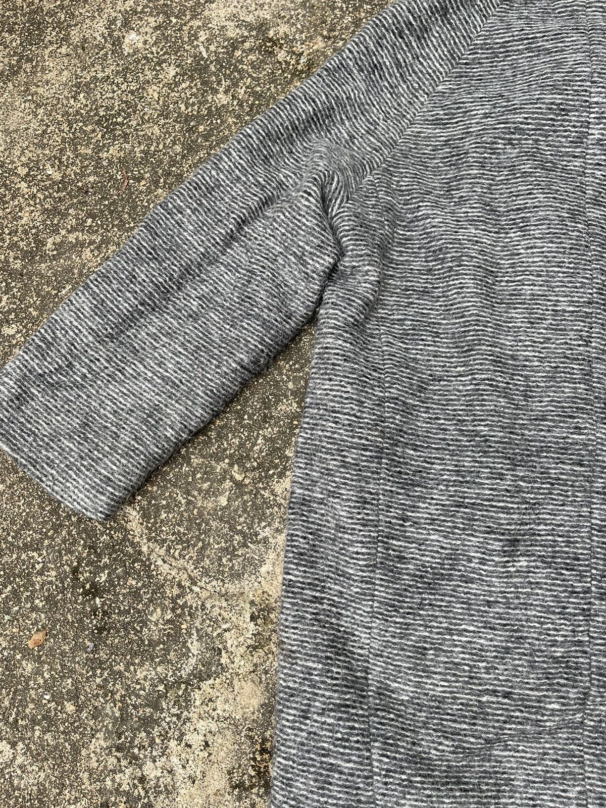 Japanese Brand Nouvelle et Chic Hooded Wool Blend Coat 38 Gray Size XS / US 0-2 / IT 36-38 - 9 Thumbnail