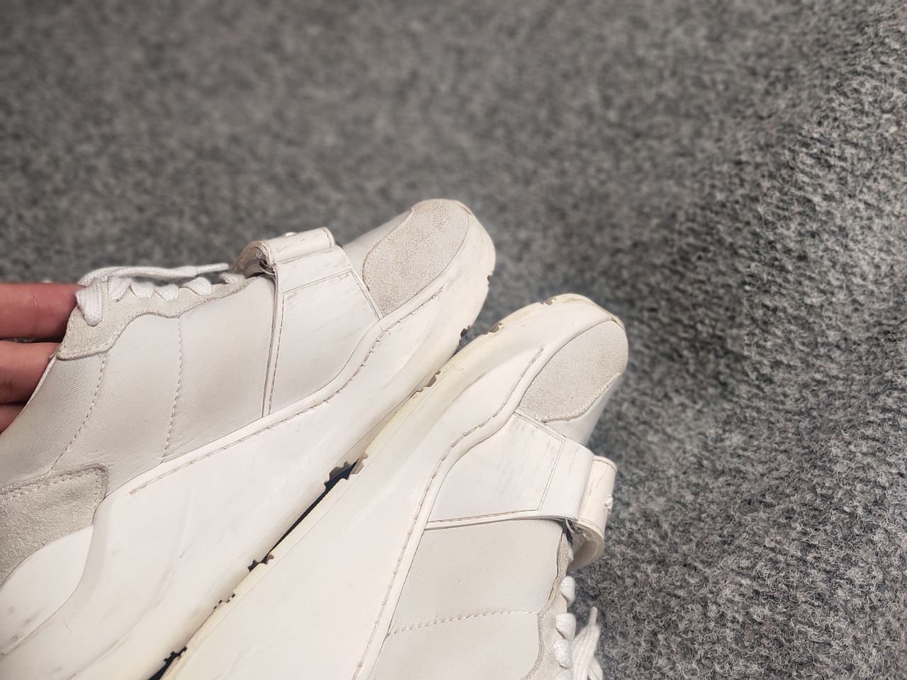 Burberry Burberry Ramsey Trainers Logo White Low-Top Sneakers Size US 7.5 / IT 37.5 - 22 Thumbnail