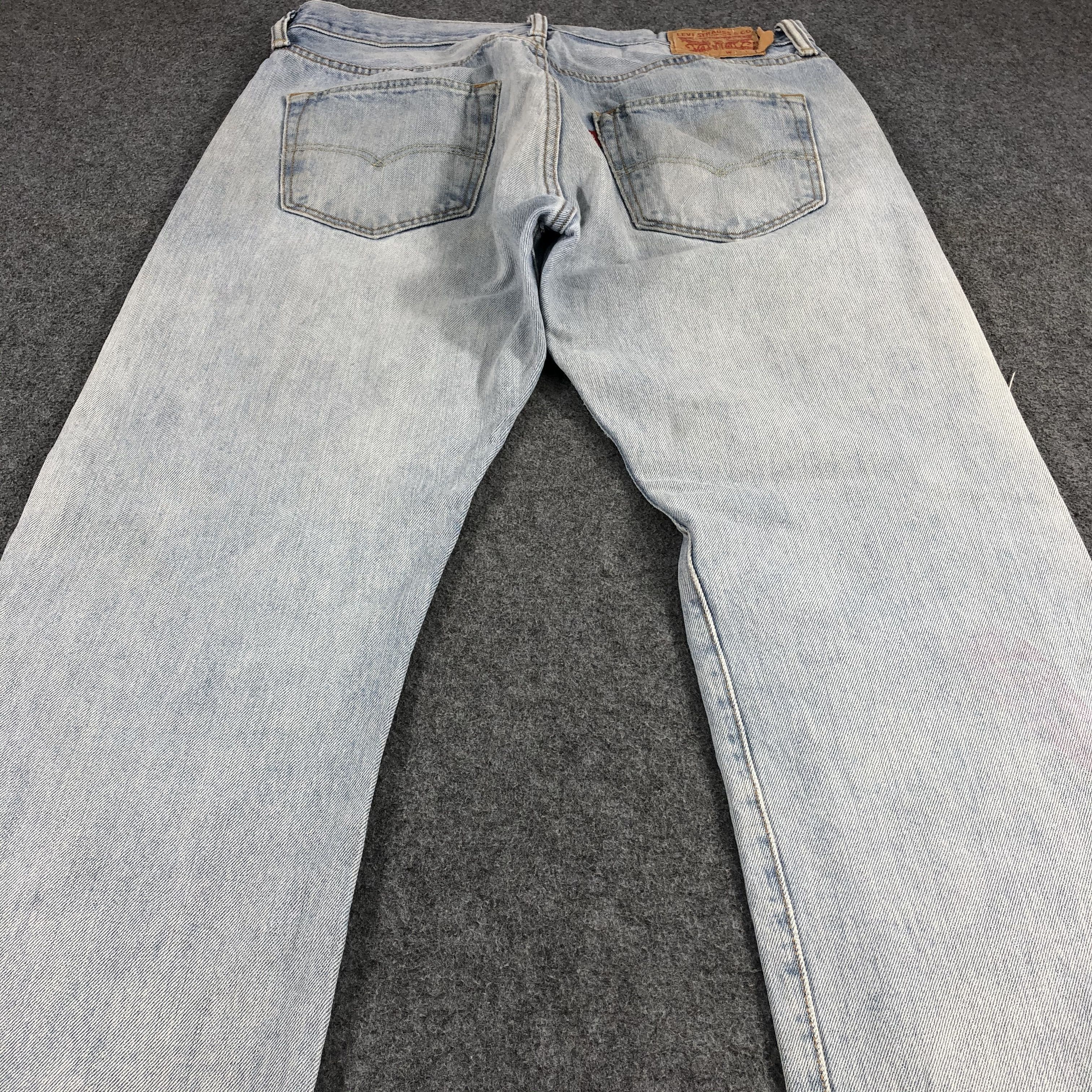 Levi's × Vintage Vintage Distress Levis 501 Jeans-JM1191 Size US 34 / EU 50 - 4 Thumbnail