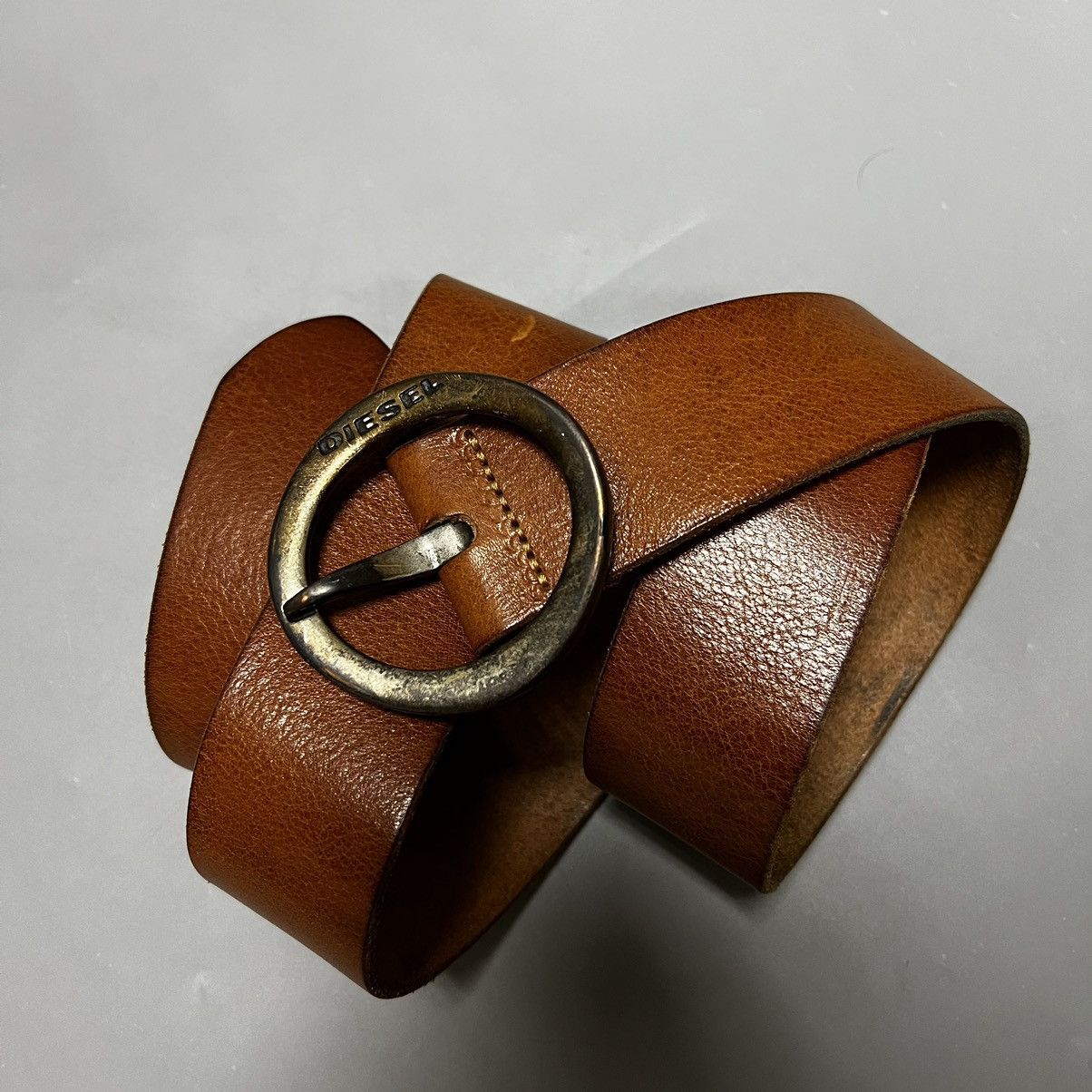 Diesel Vintage Diesel Leather old Belt Size ONE SIZE - 2 Thumbnail