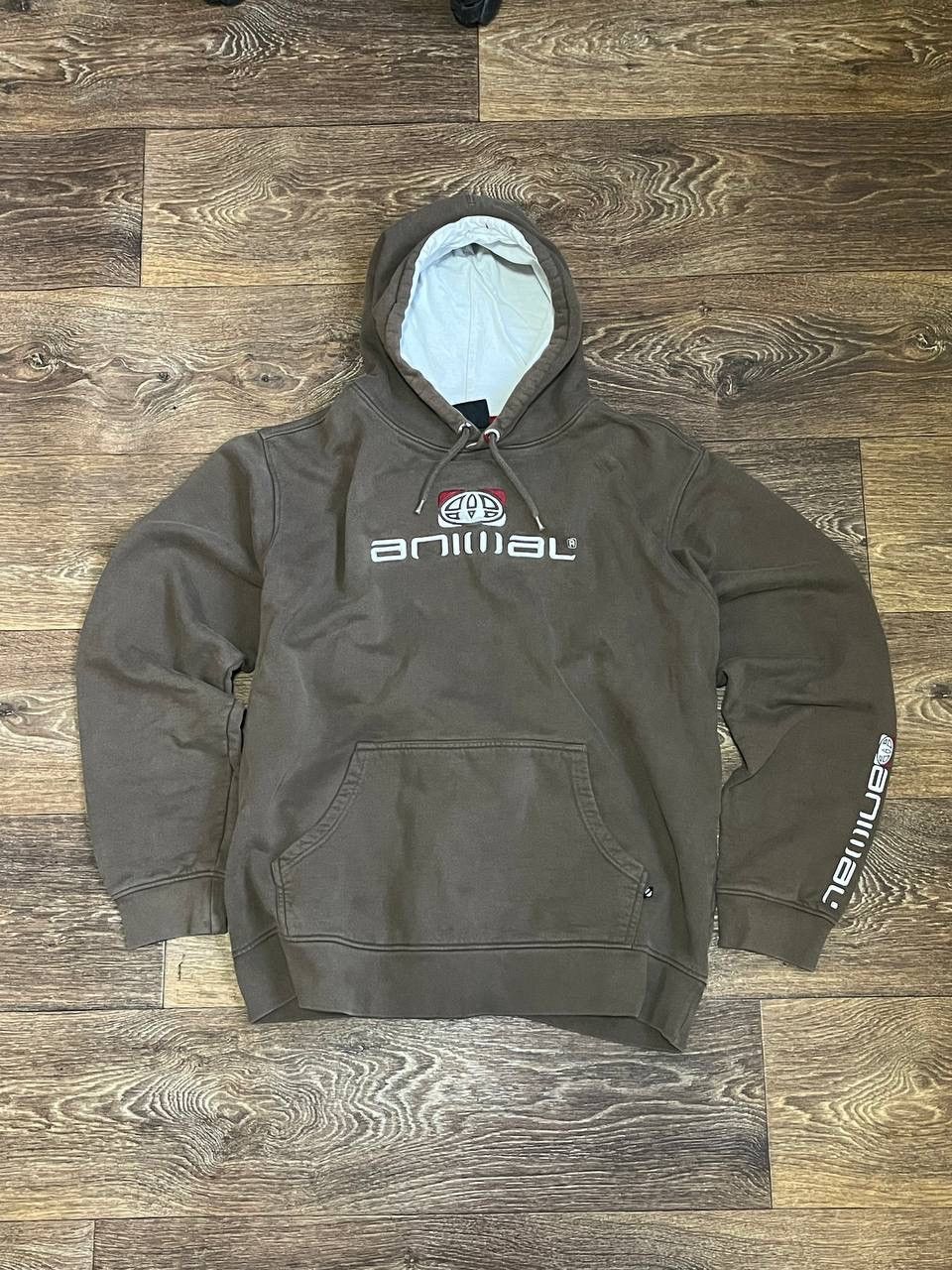 Vintage Animal Brown Hoodie y2k vintage Size US XL / EU 56 / 4 - 1 Thumbnail