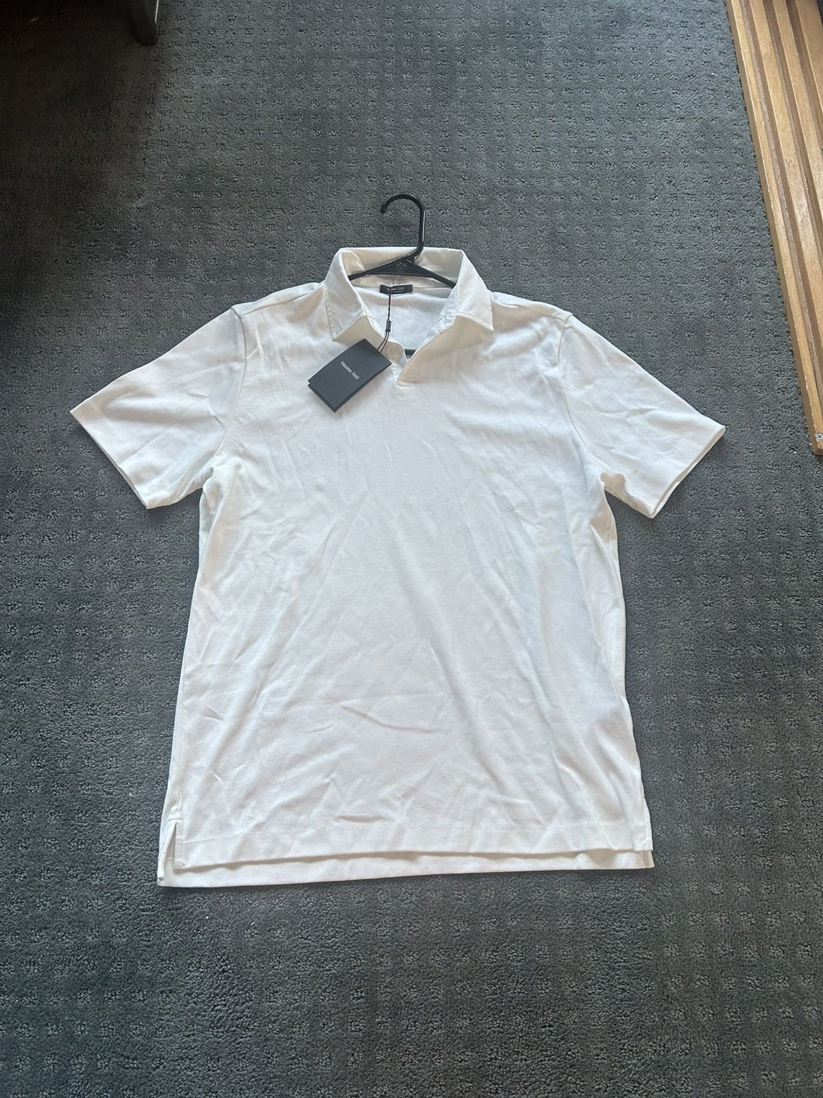 Massimo Dutti Brand New with Tags Massimo Dutti White Collared Shirt Size US M / EU 48-50 / 2 - 3 Thumbnail