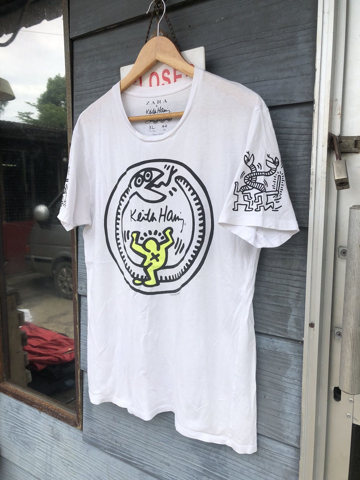 Keith Haring × Zara RARE Zara X Keith Haring Foundation Tshirt Size US M / EU 48-50 / 2 - 5 Thumbnail