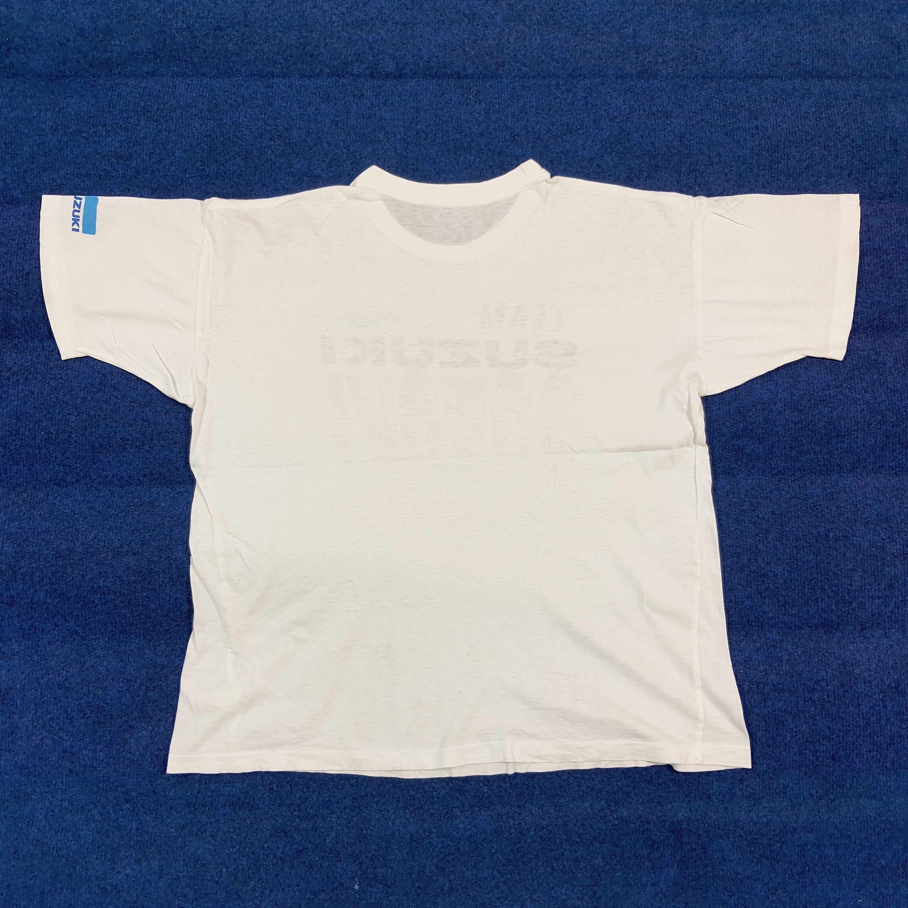 Japanese Brand Vintage Team Suzuki Japan Motorsports Tshirt C301N63 Size US L / EU 52-54 / 3 - 3 Thumbnail